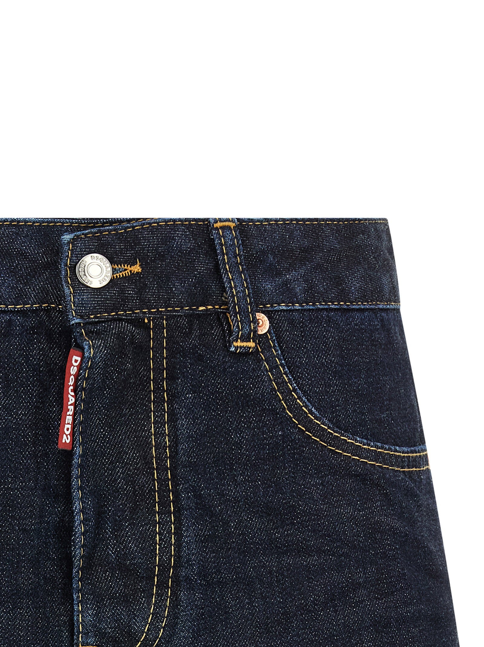 Dsquared2 Cimosa Authentic Japanese Denim Skirt
