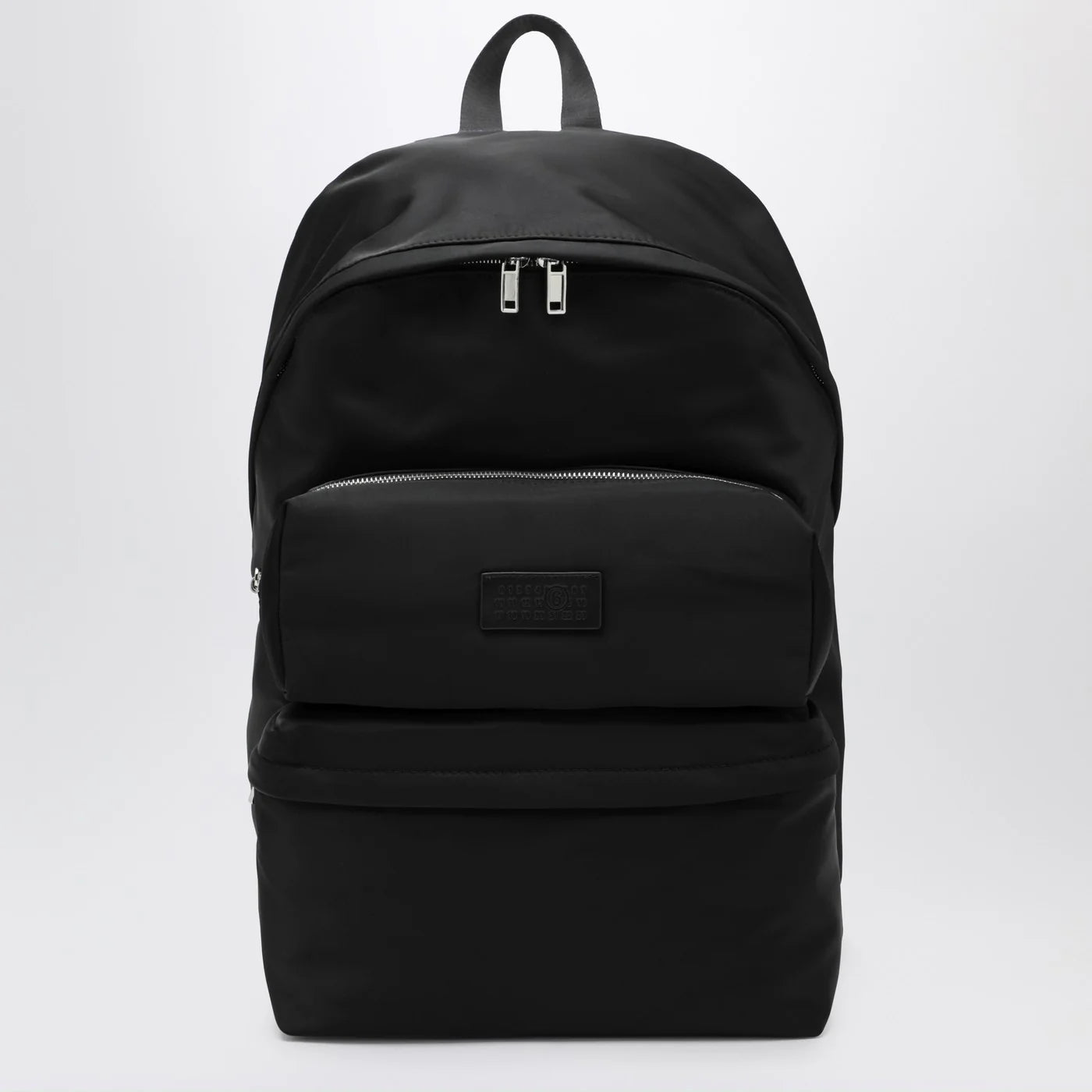 MM6 Maison Margiela Numeric black nylon backpack