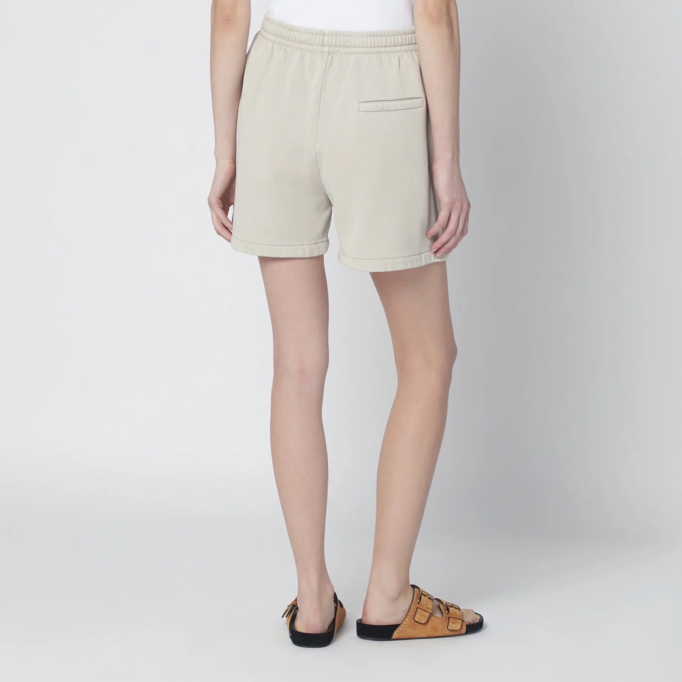 ISABEL MARANT Étoile Sand-coloured sporty Shorts