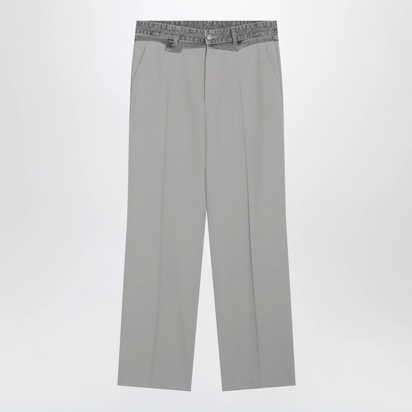 MM6 Maison Margiela Grey wool-blend trousers