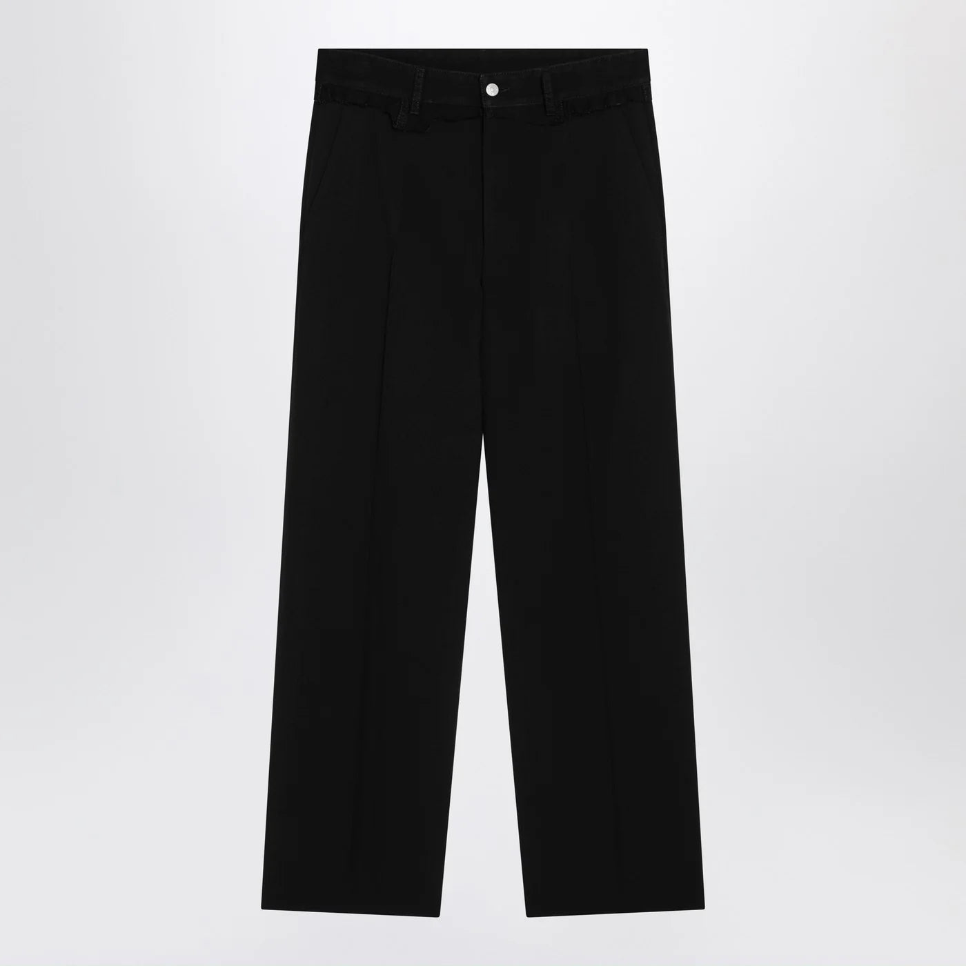 MM6 Maison Margiela Black wool-blend trousers