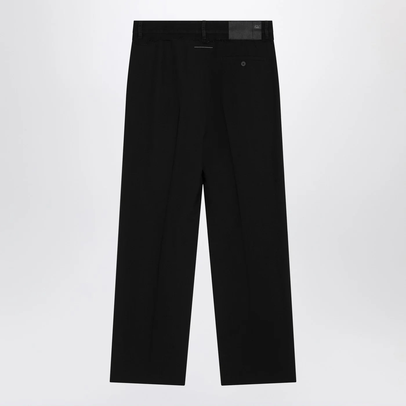 MM6 Maison Margiela Black wool-blend trousers