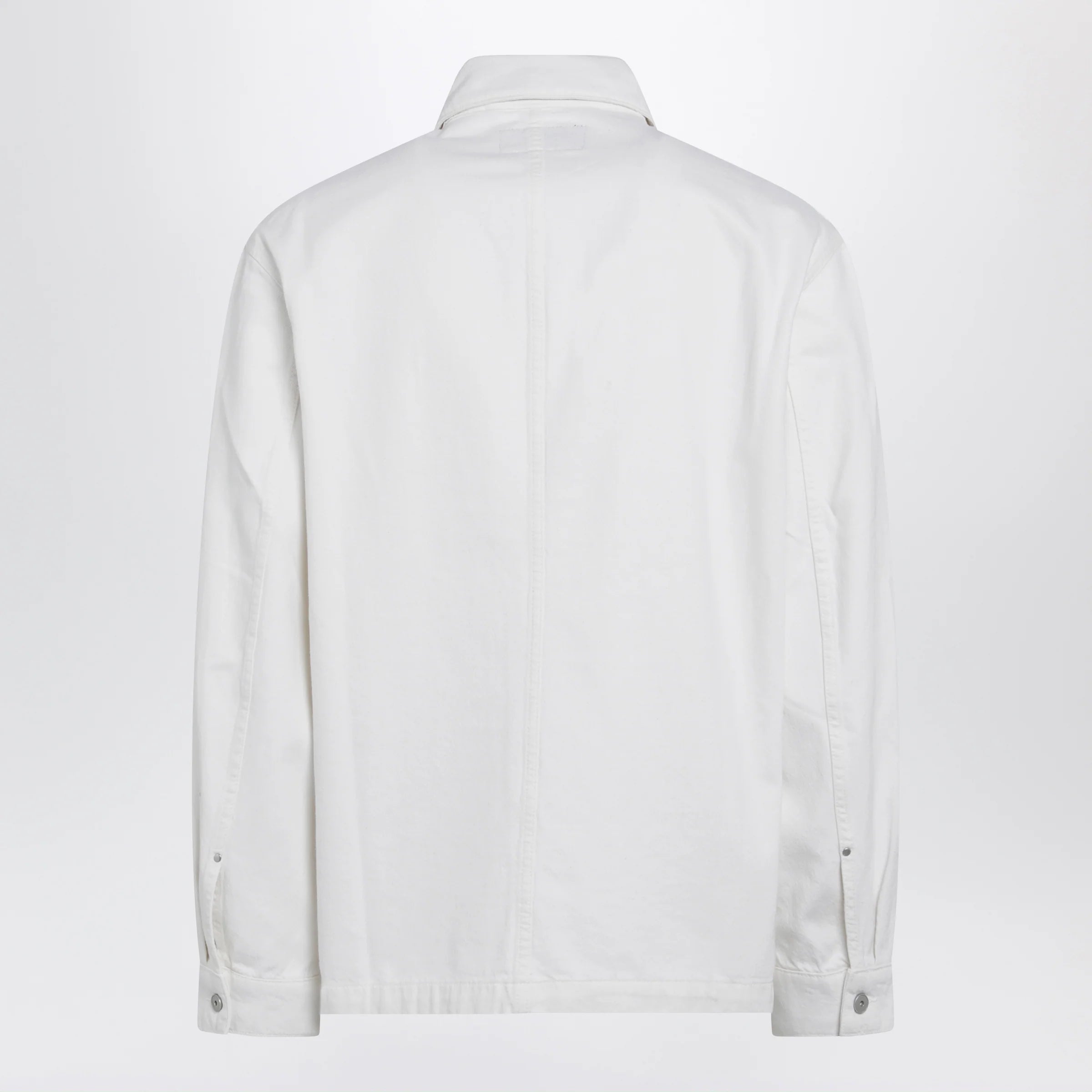 LEMAIRE White denim shirt jacket