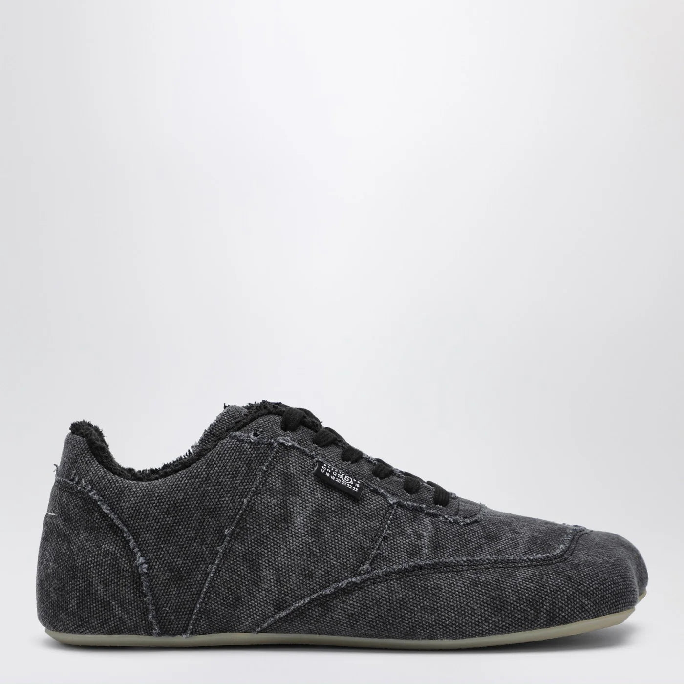 MM6 Maison Margiela Anatomic Sneakers black canvas