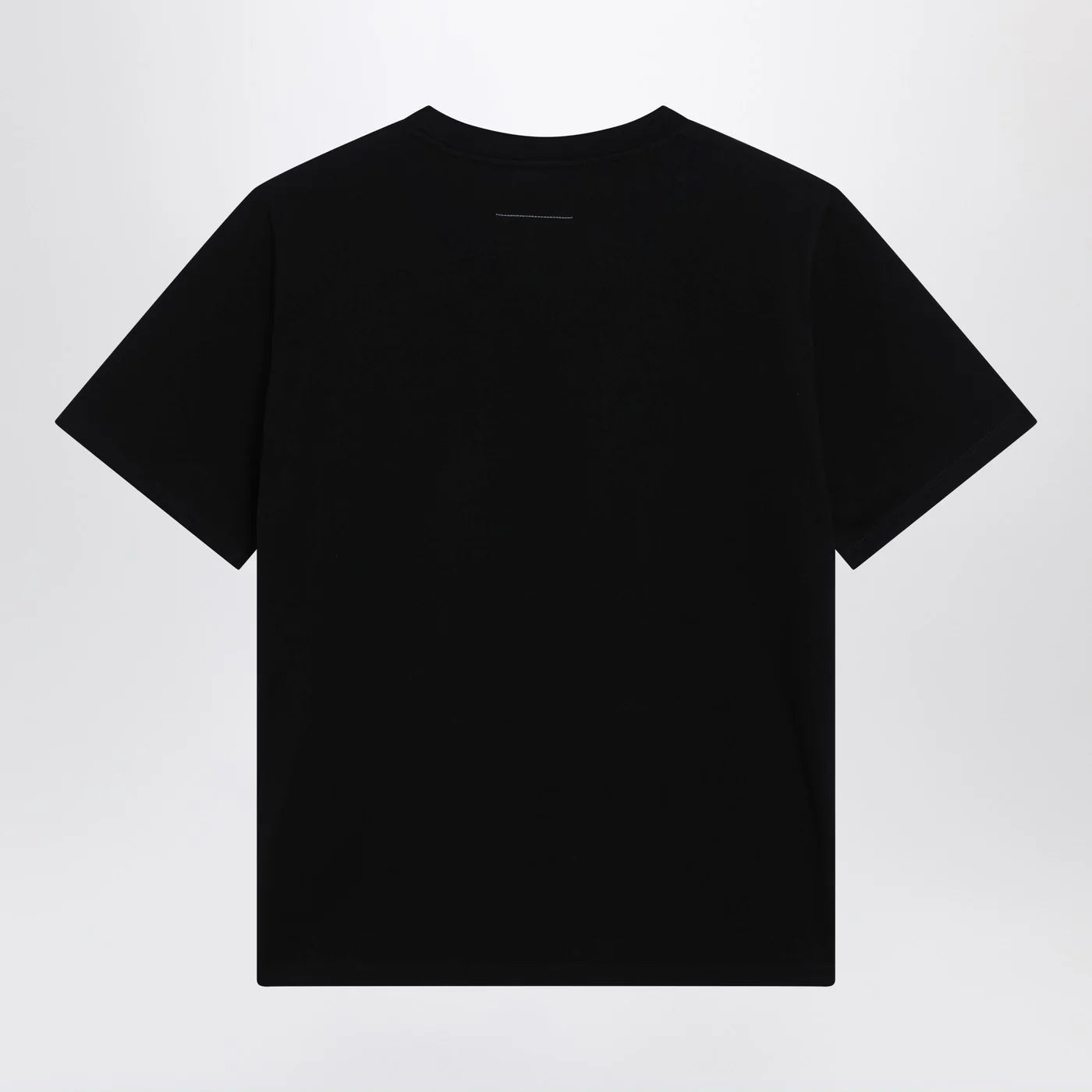 MM6 Maison Margiela Black T-shirt with logo print