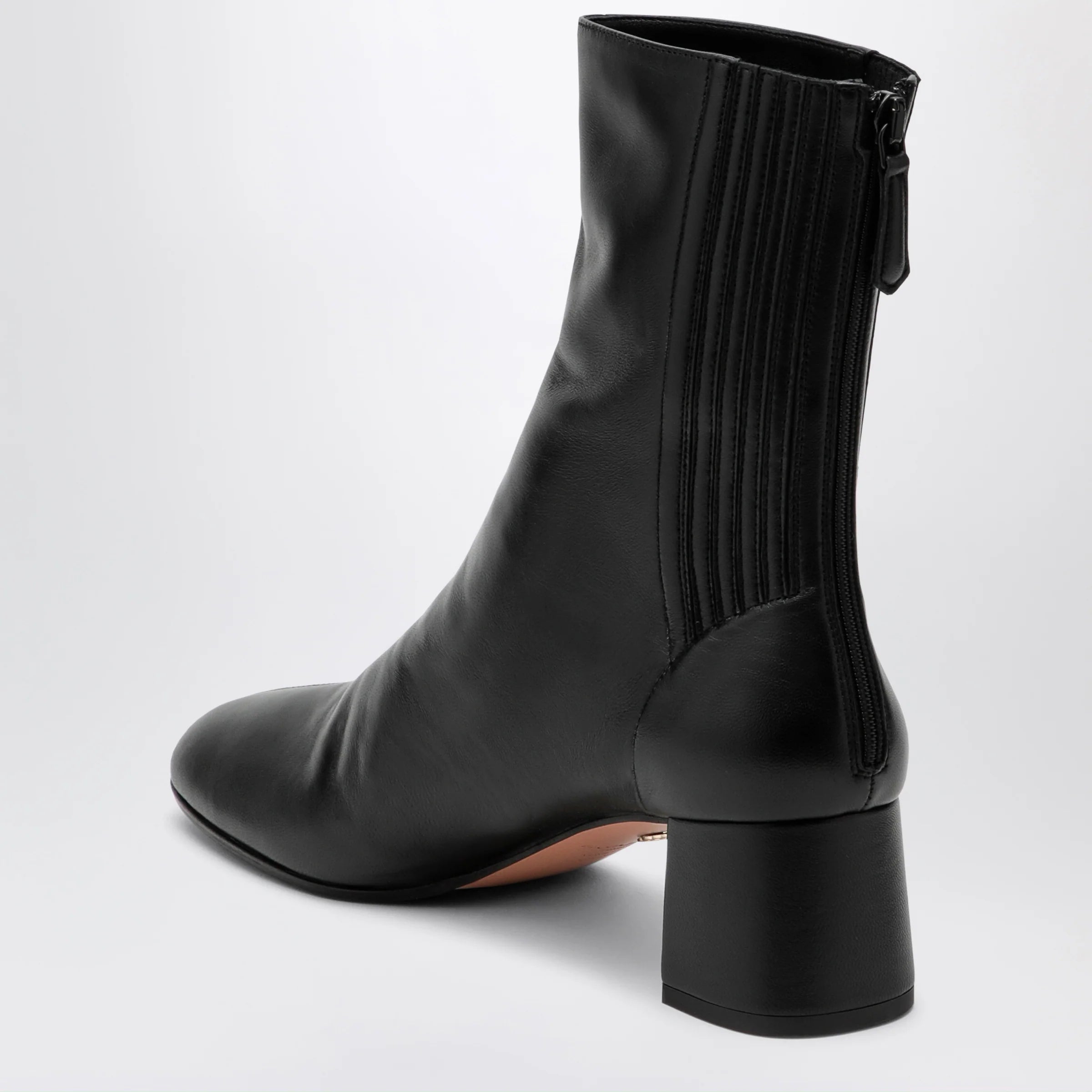 Aquazzura Saint Honoré Bootie black nappa ankle boots