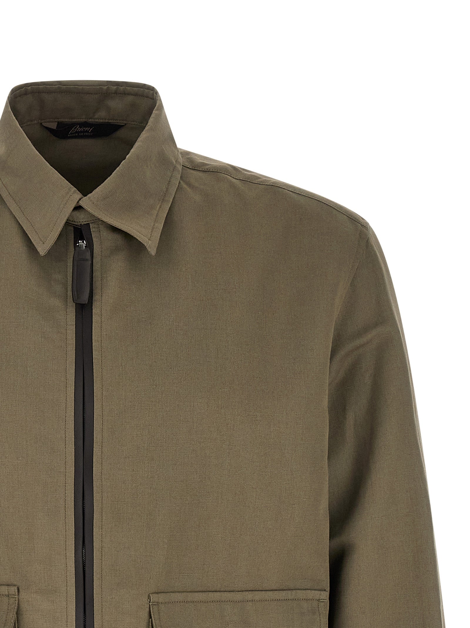 Brioni Linen Cotton Blouson