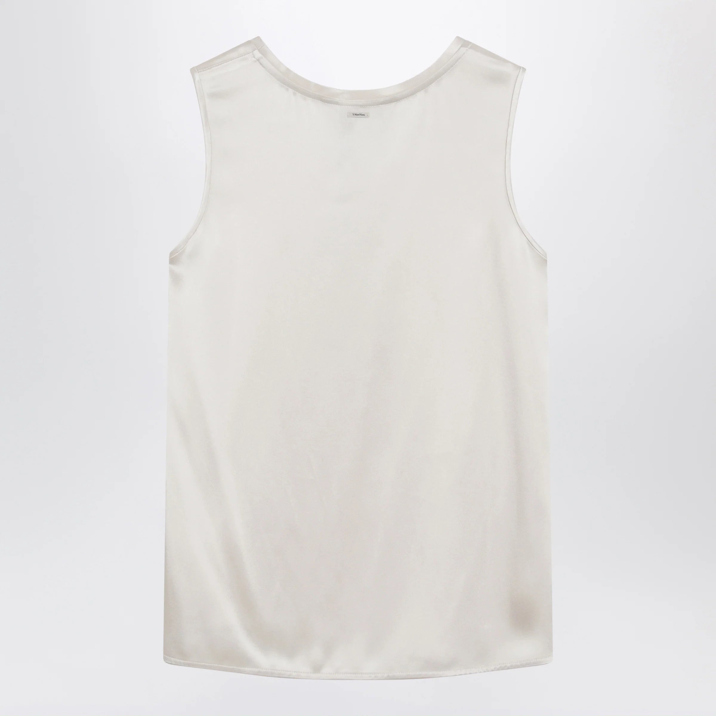 S Max Mara Ivory satin top