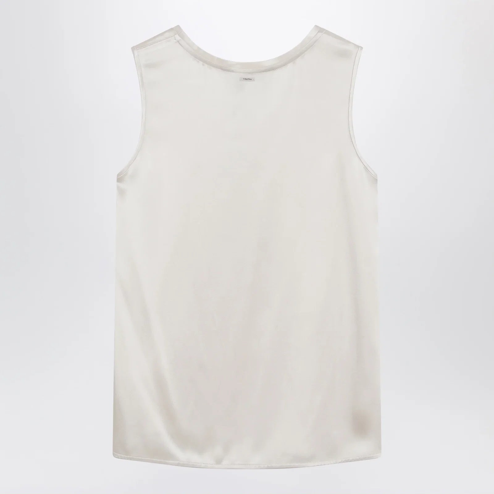 S Max Mara Ivory satin top