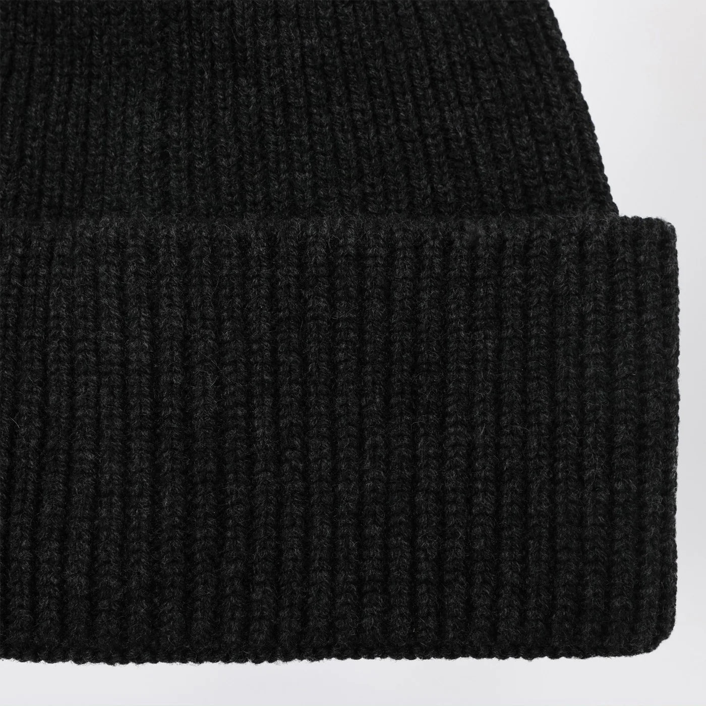 Destin Anthracite wool and cashmere beanie