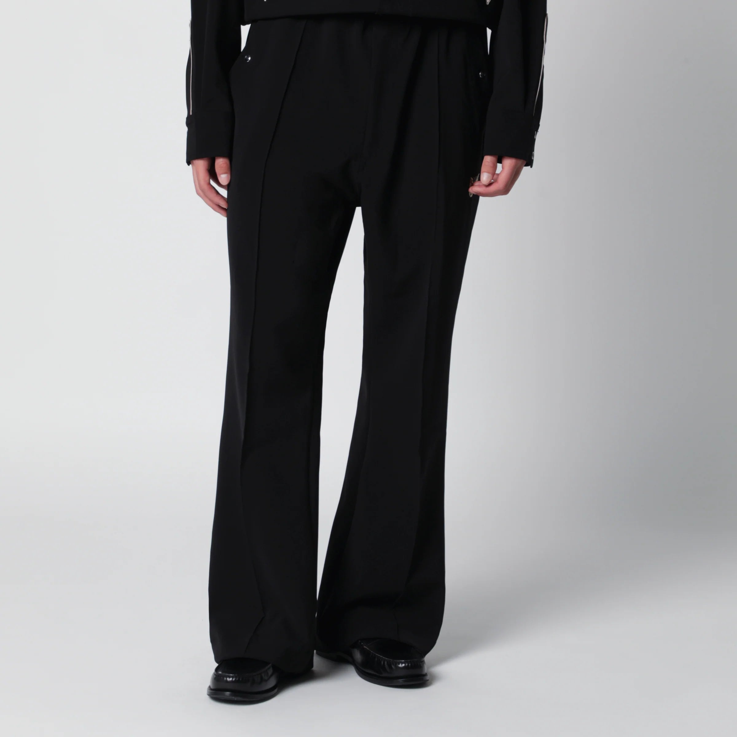 Needles Polyester Piping Cowboy Pants in Black