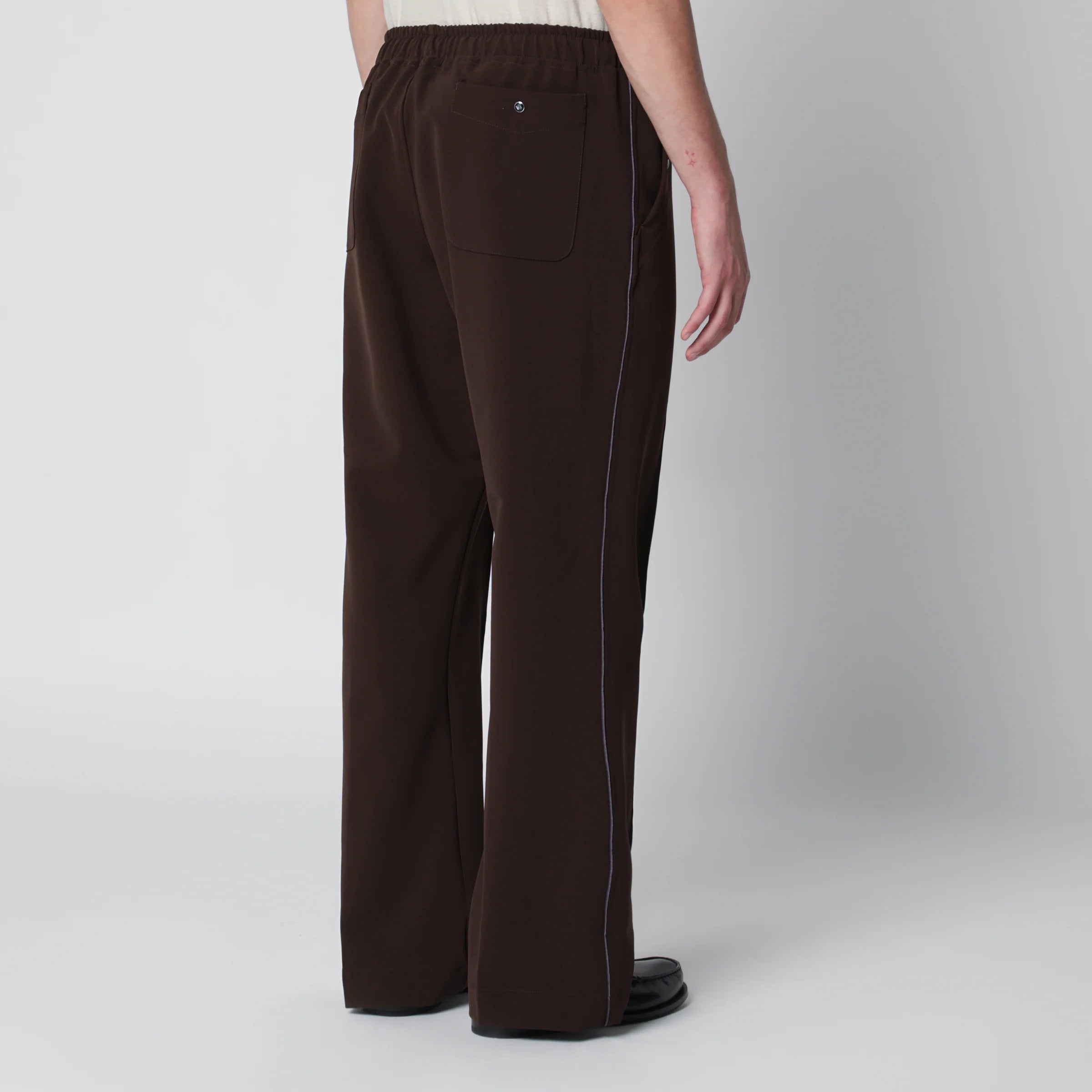 Needles Polyester Piping Cowboy Pants in Brown