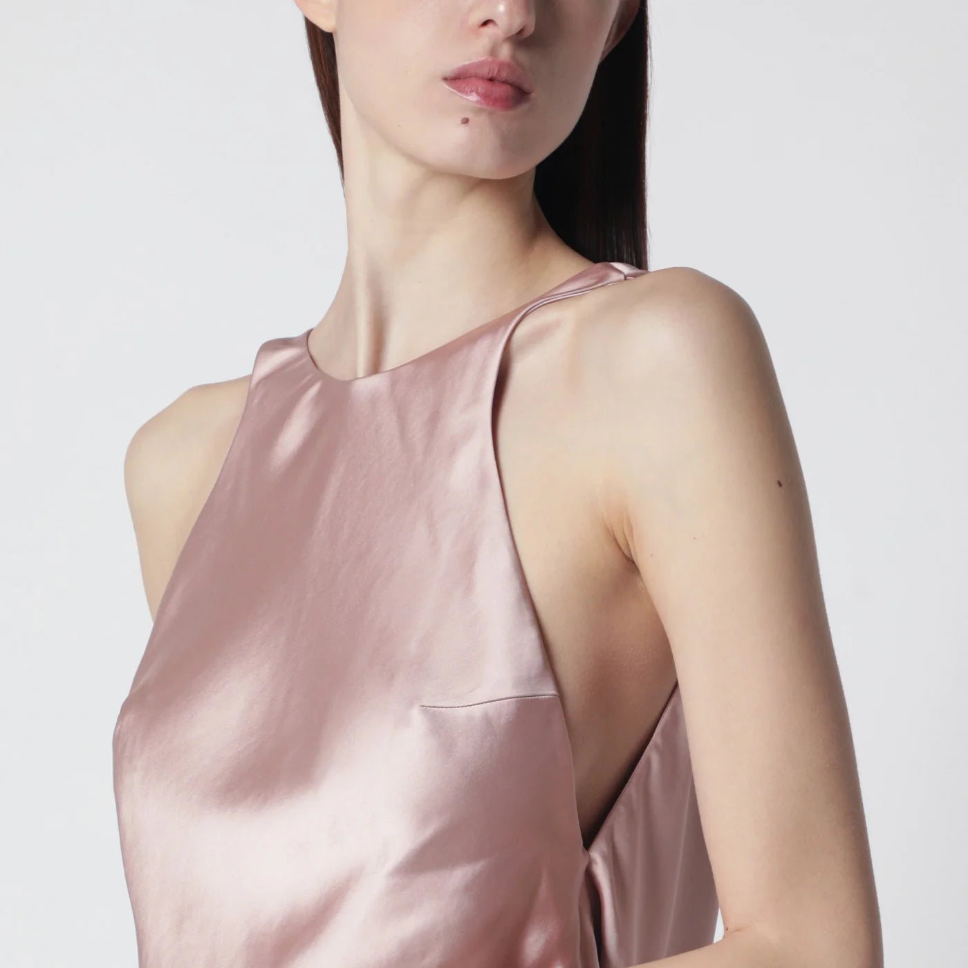THE ANDAMANE Carmen mini dress with open back