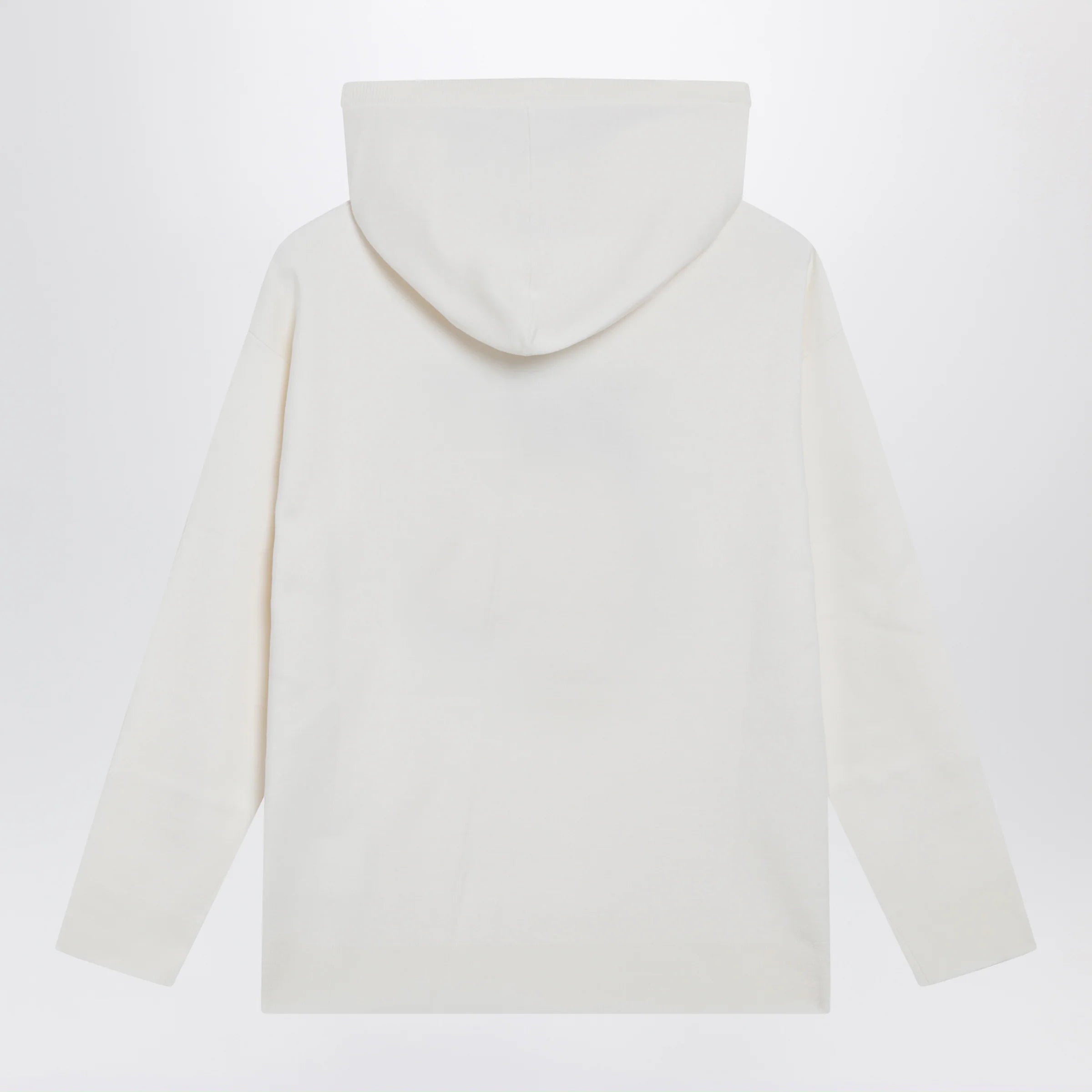 Max Mara Taddeo hooded virgin wool sweater in white