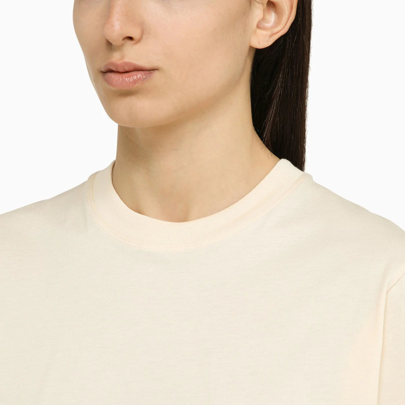 LouLou De Saison Ivory crew-neck t-shirt