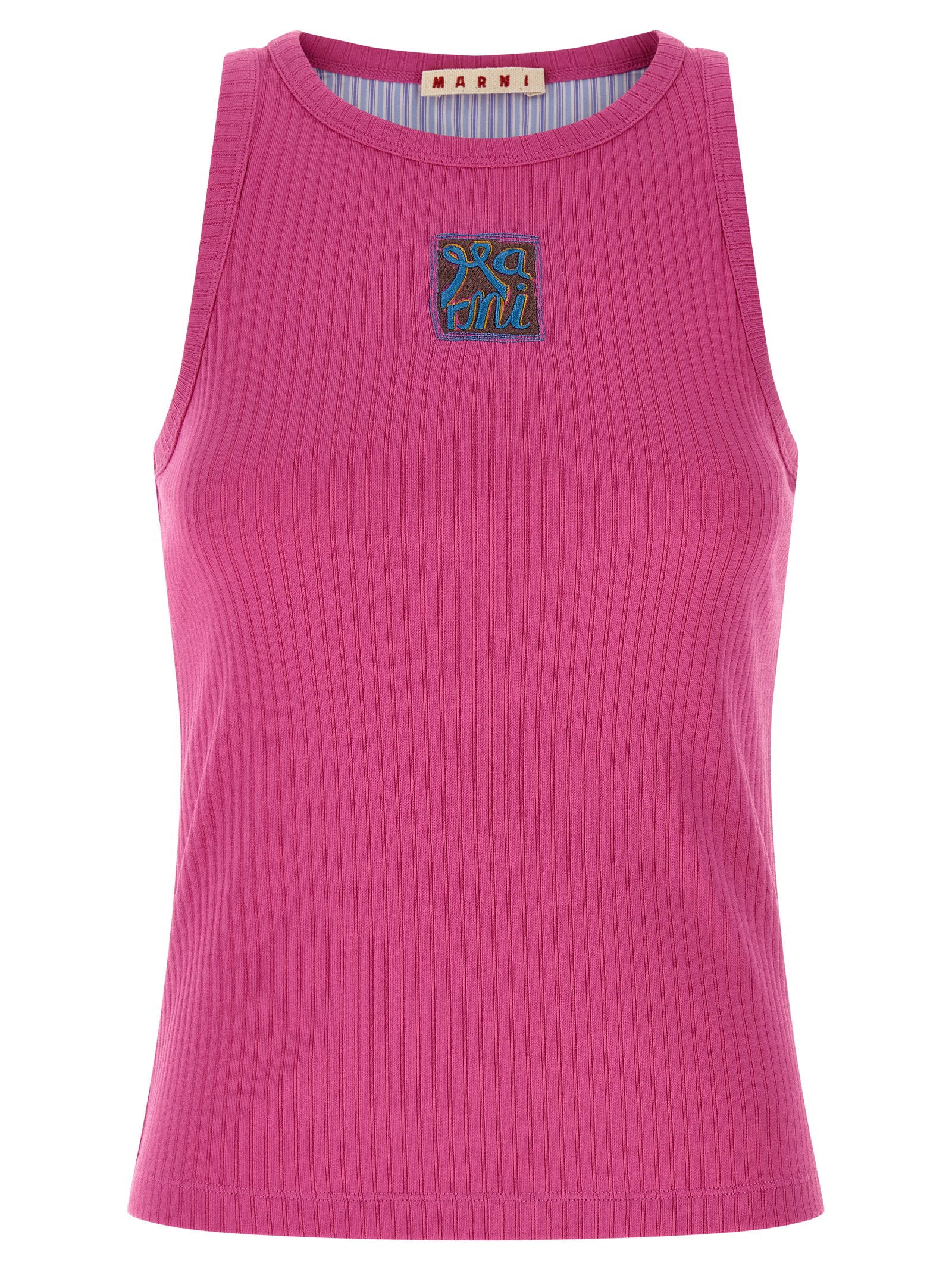Marni Logo Patch Tank Top