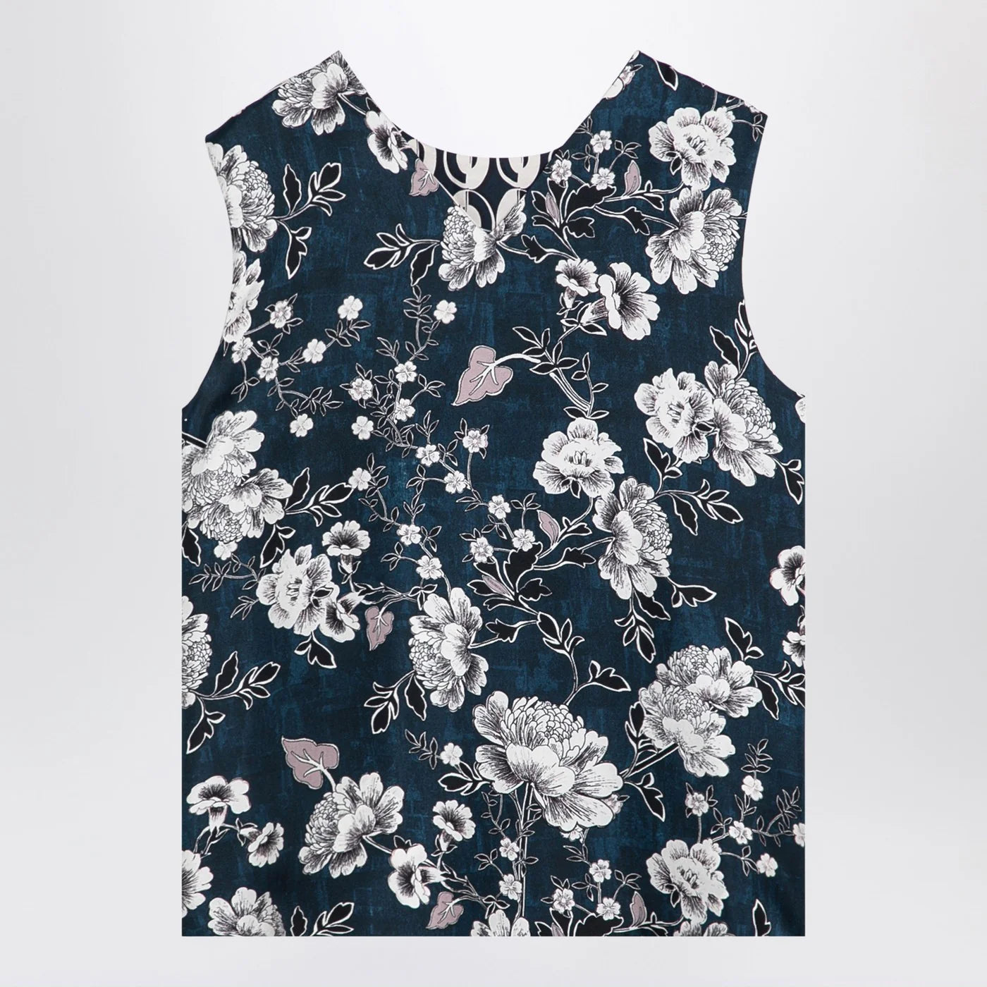 Max MaraTimeless Reversible blue sleeveless top