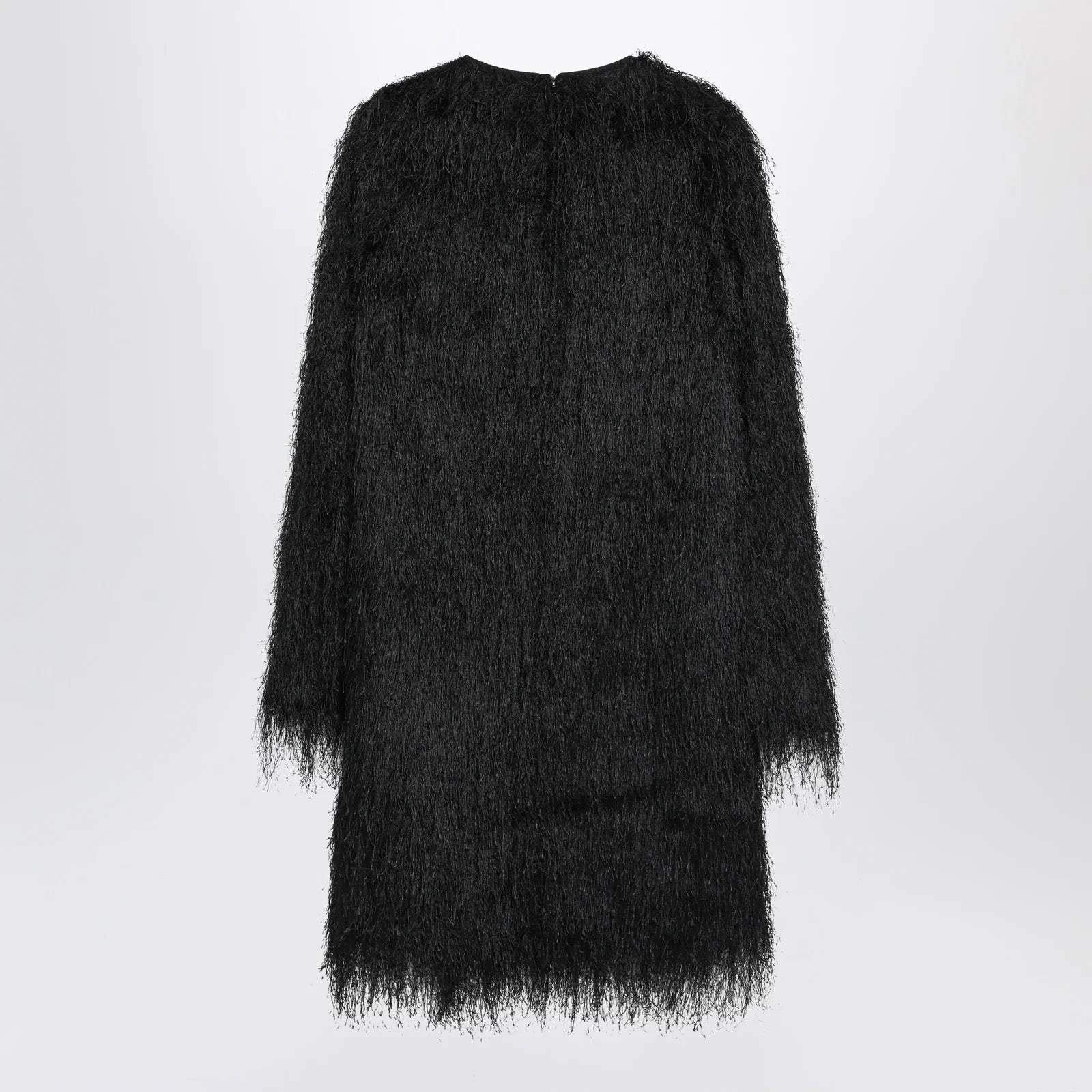 LouLou De Saison Black Tina fringed dress