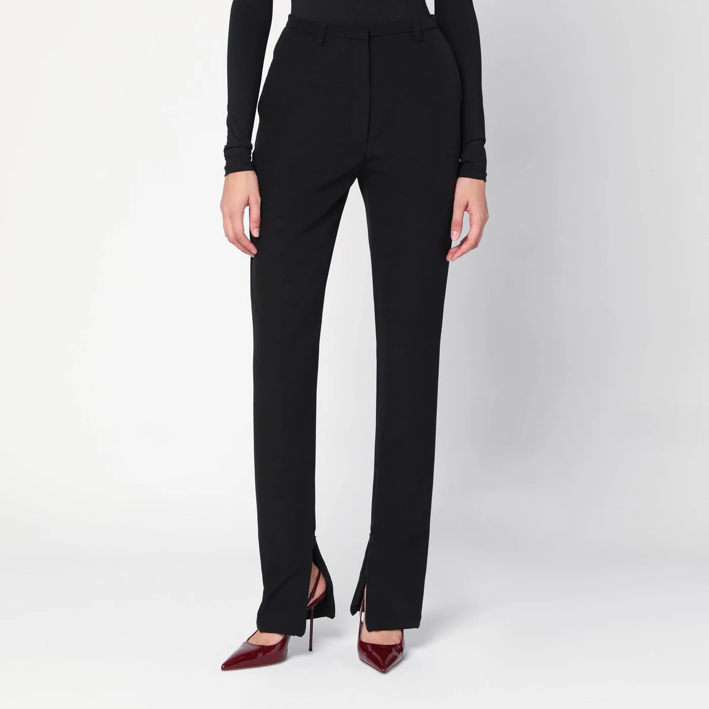TheLatest Black trousers with zipped slits
