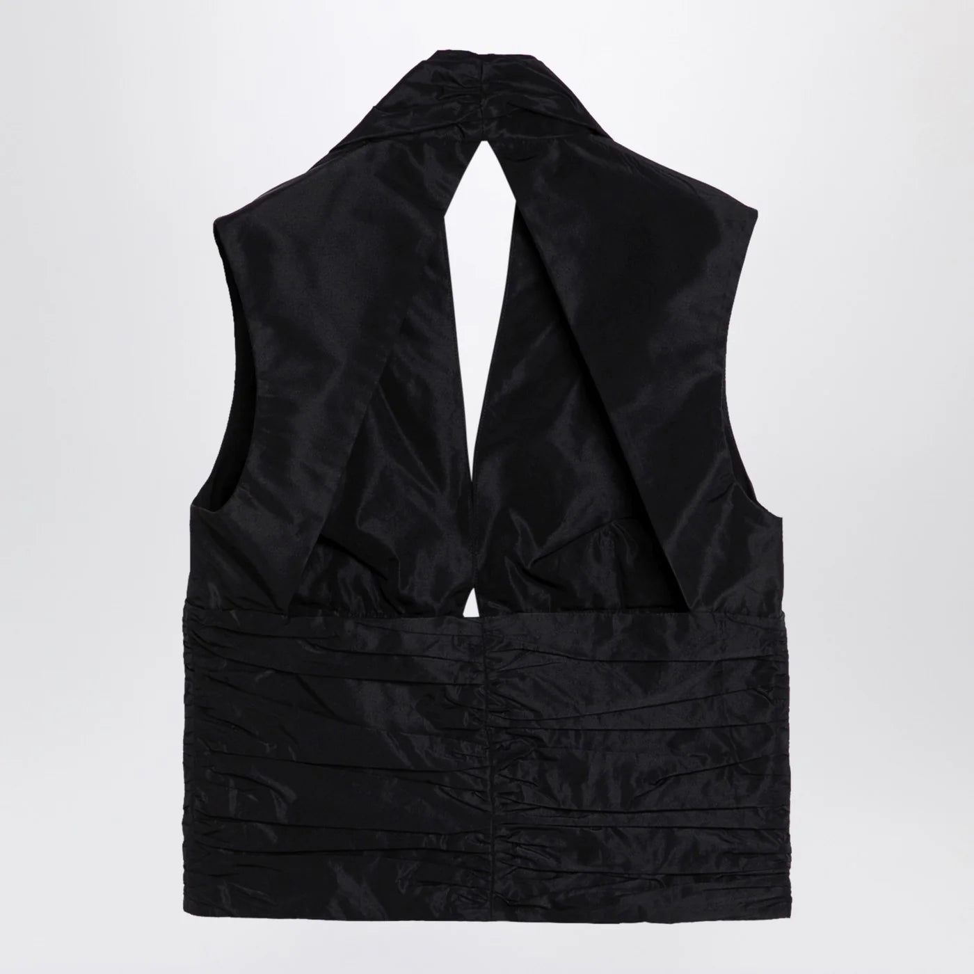 Patou Black zipped waistcoat