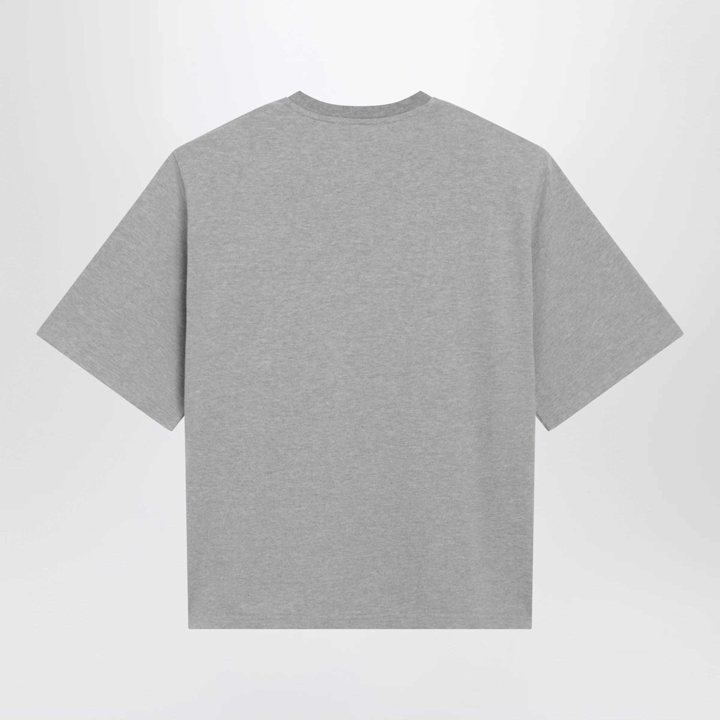 The Frankie Shop Grey melange Hugo T-shirt with padded shoulders