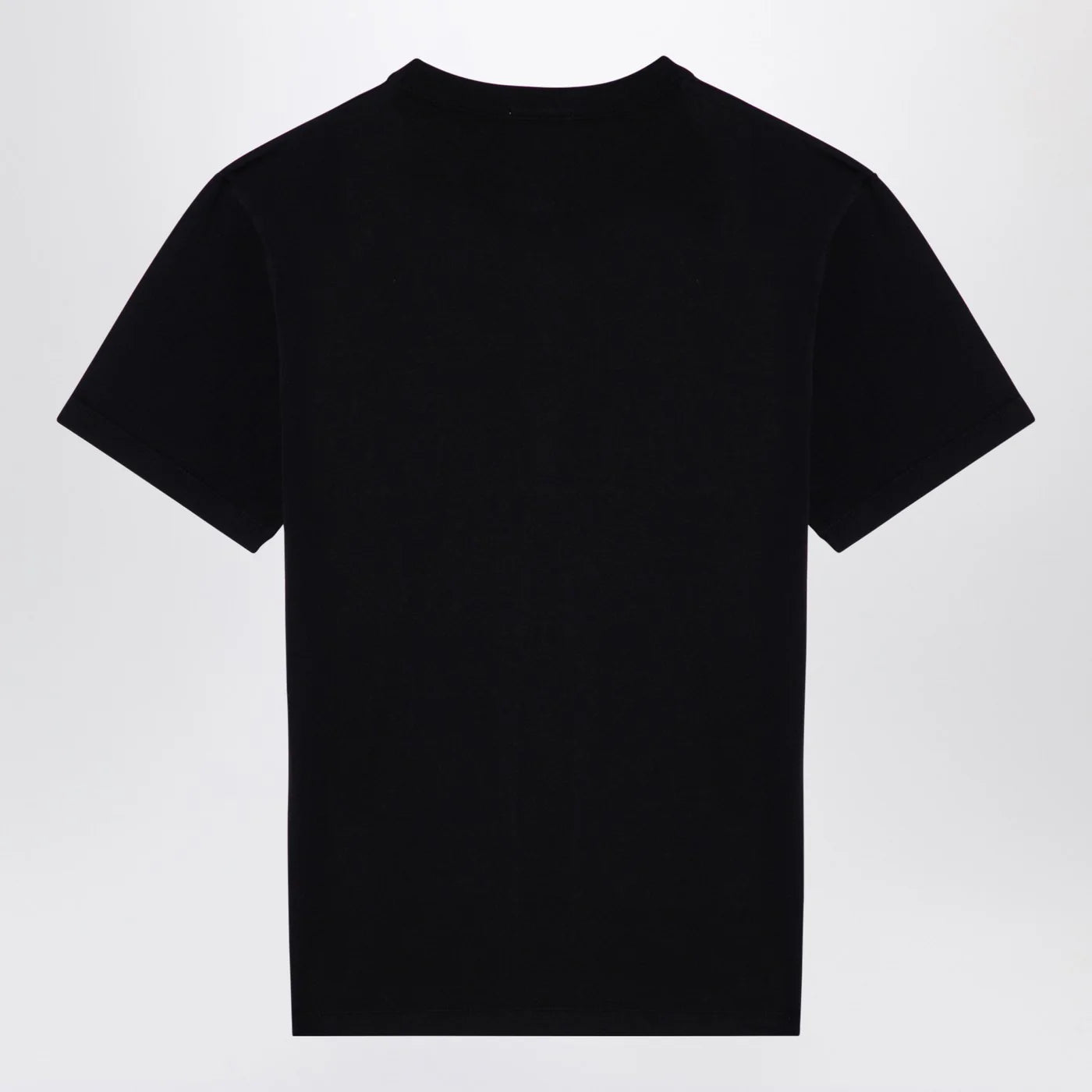 Tekla Black cotton crew-neck T-shirt