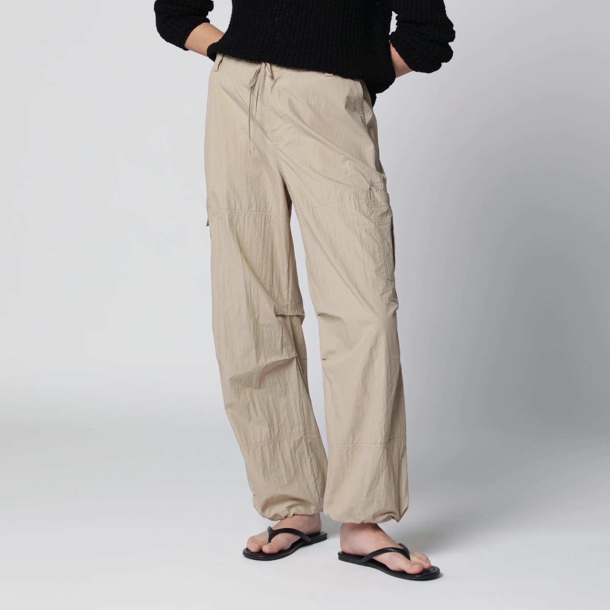 Dunst Beige Utility Parachute trousers