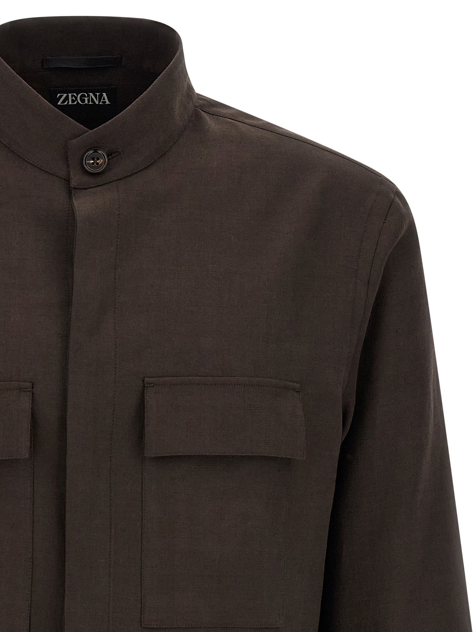 Zegna Oasi Lino Overshirt