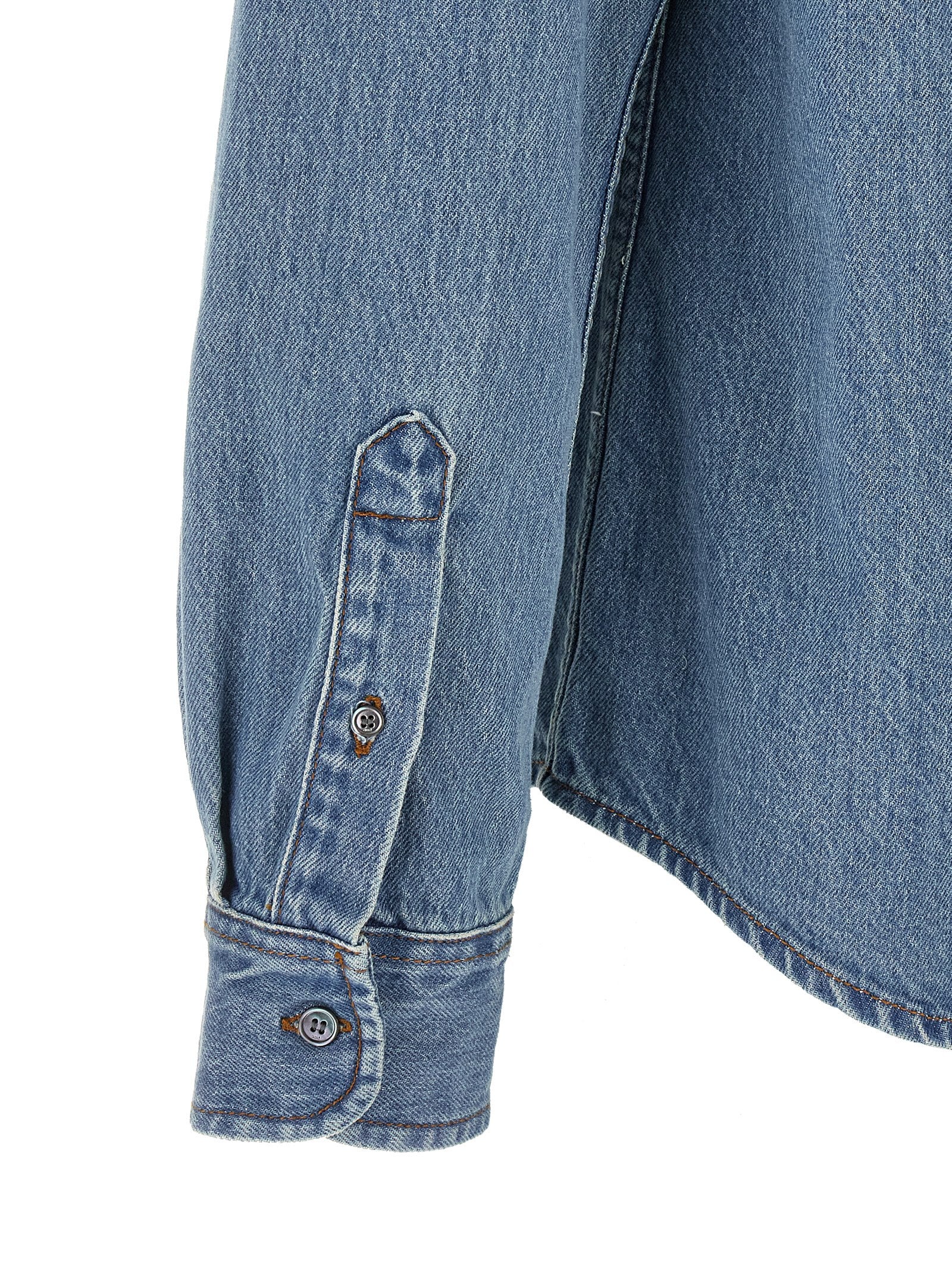 Ami Paris Ami De Coeur Denim Shirt