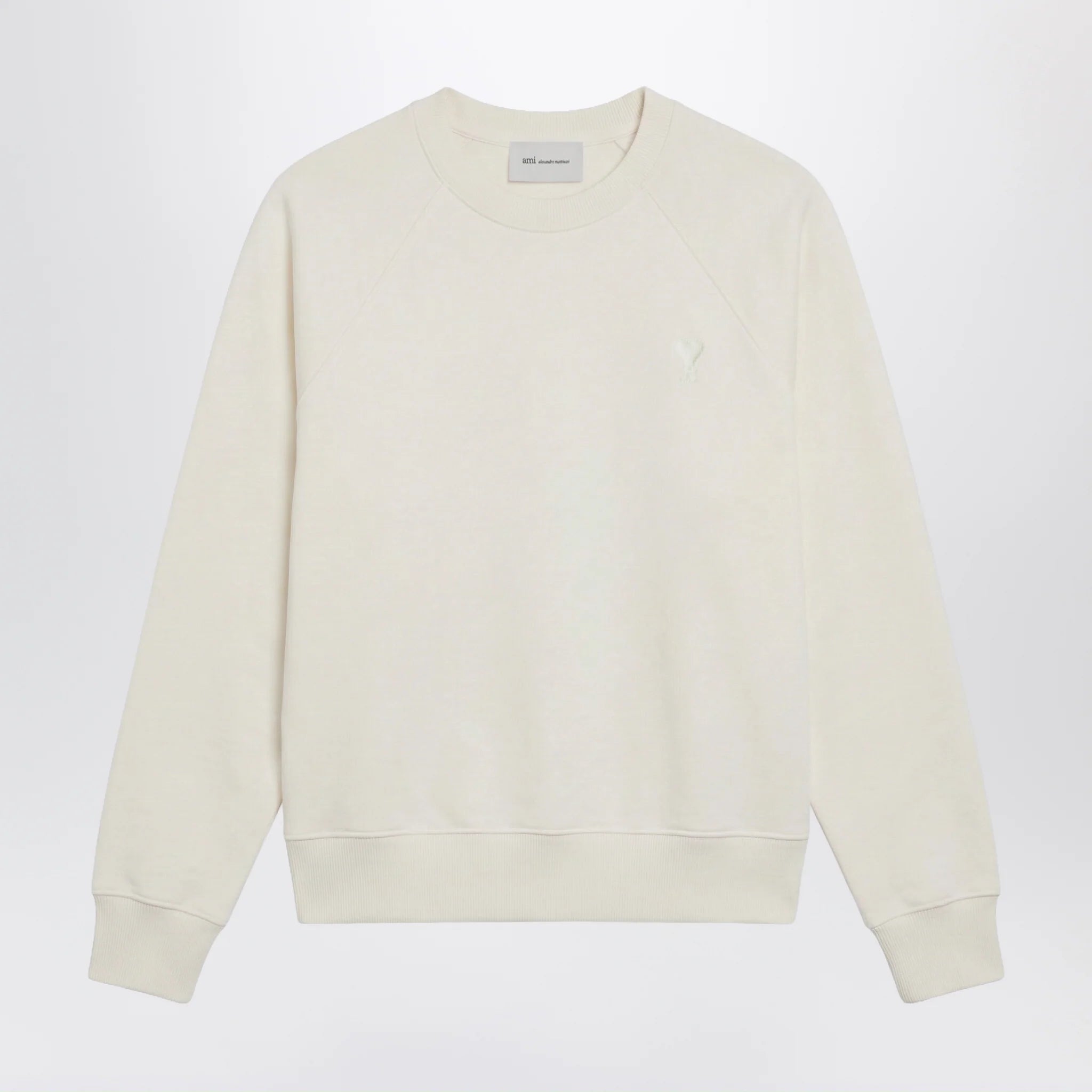 Ami Paris Cream Ami de Coeur sweatshirt