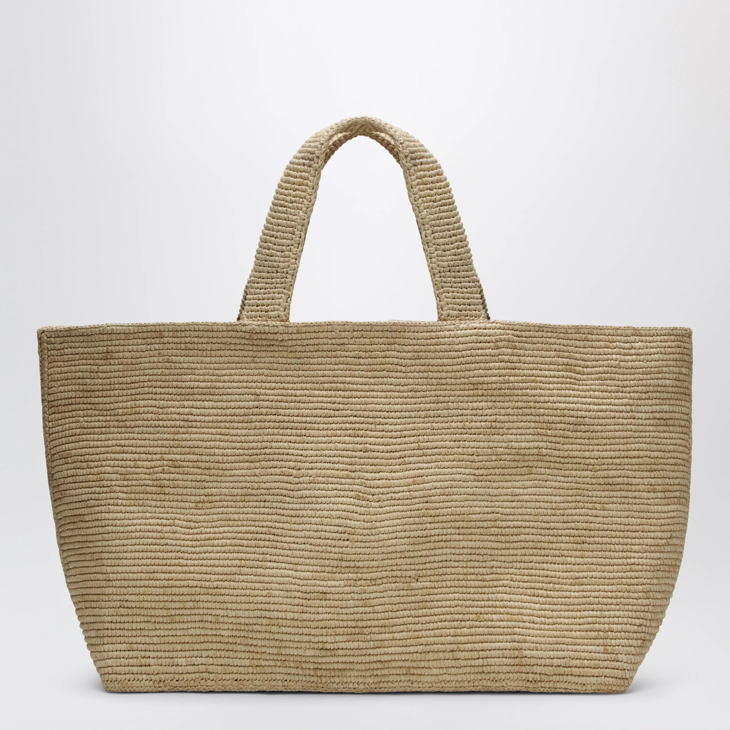 Manebí Large raffia tote bag