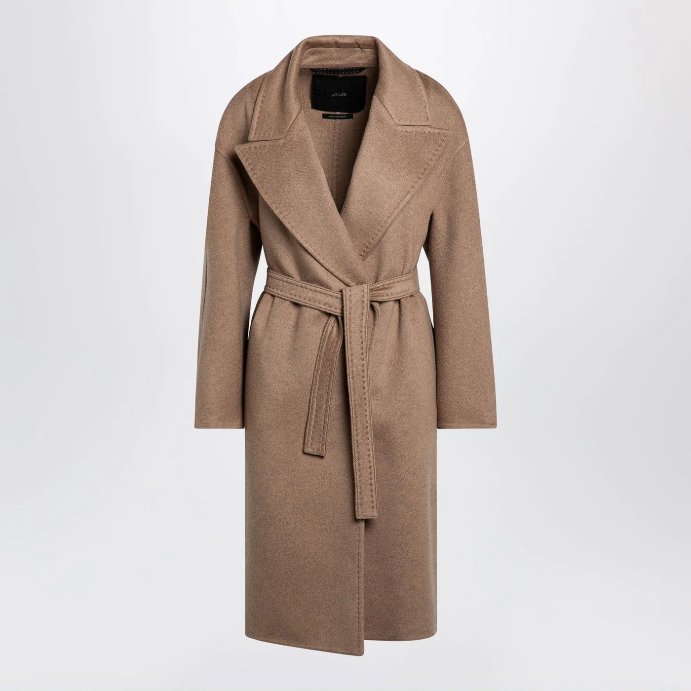 Max Mara Atelier Beige deconstructed cashmere coat