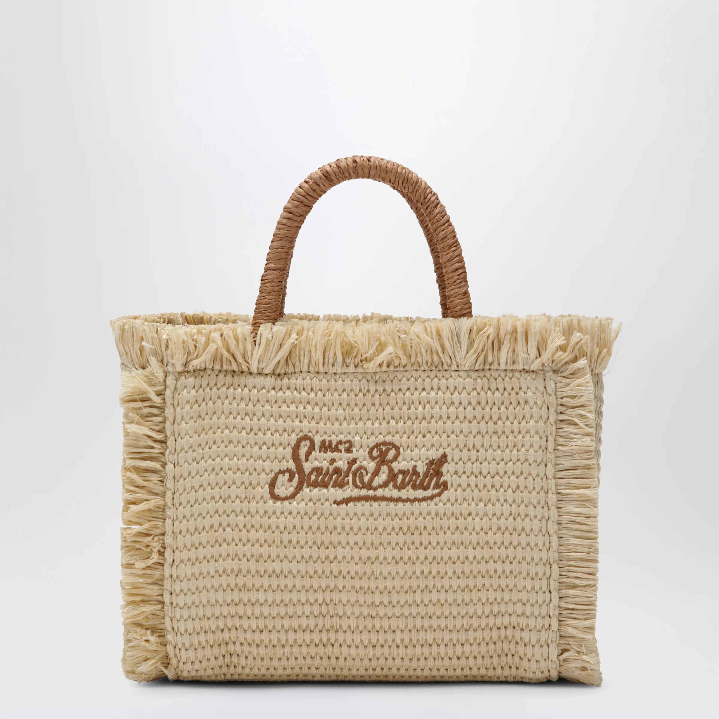 MC2 Saint Barth Small Colette bag in straw-effect fabric