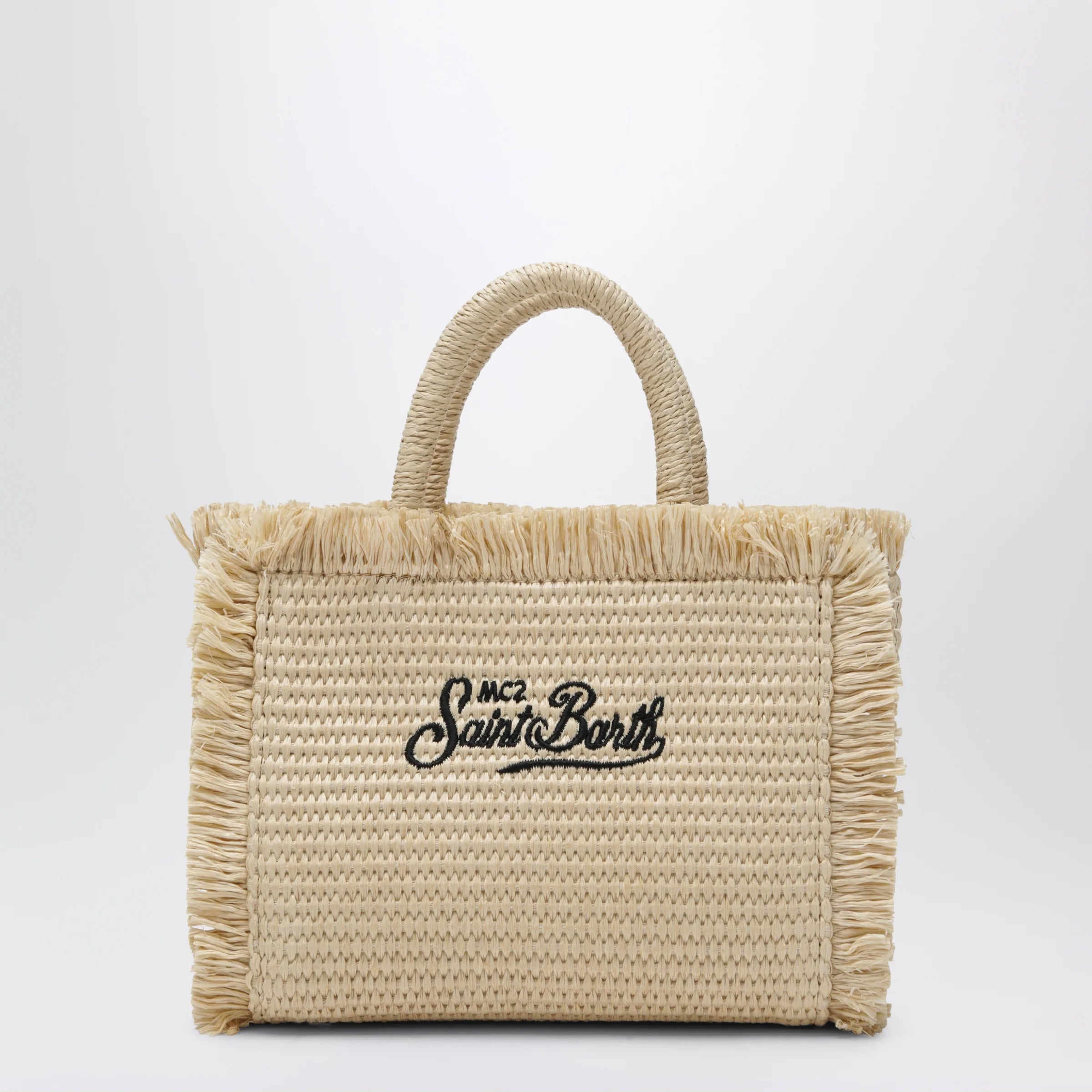 MC2 Saint Barth Small Colette bag in straw-effect fabric