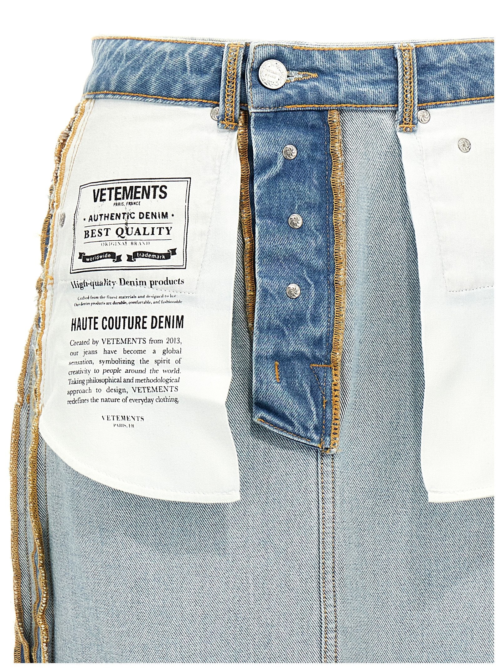 Vetements Inside-out Skirt