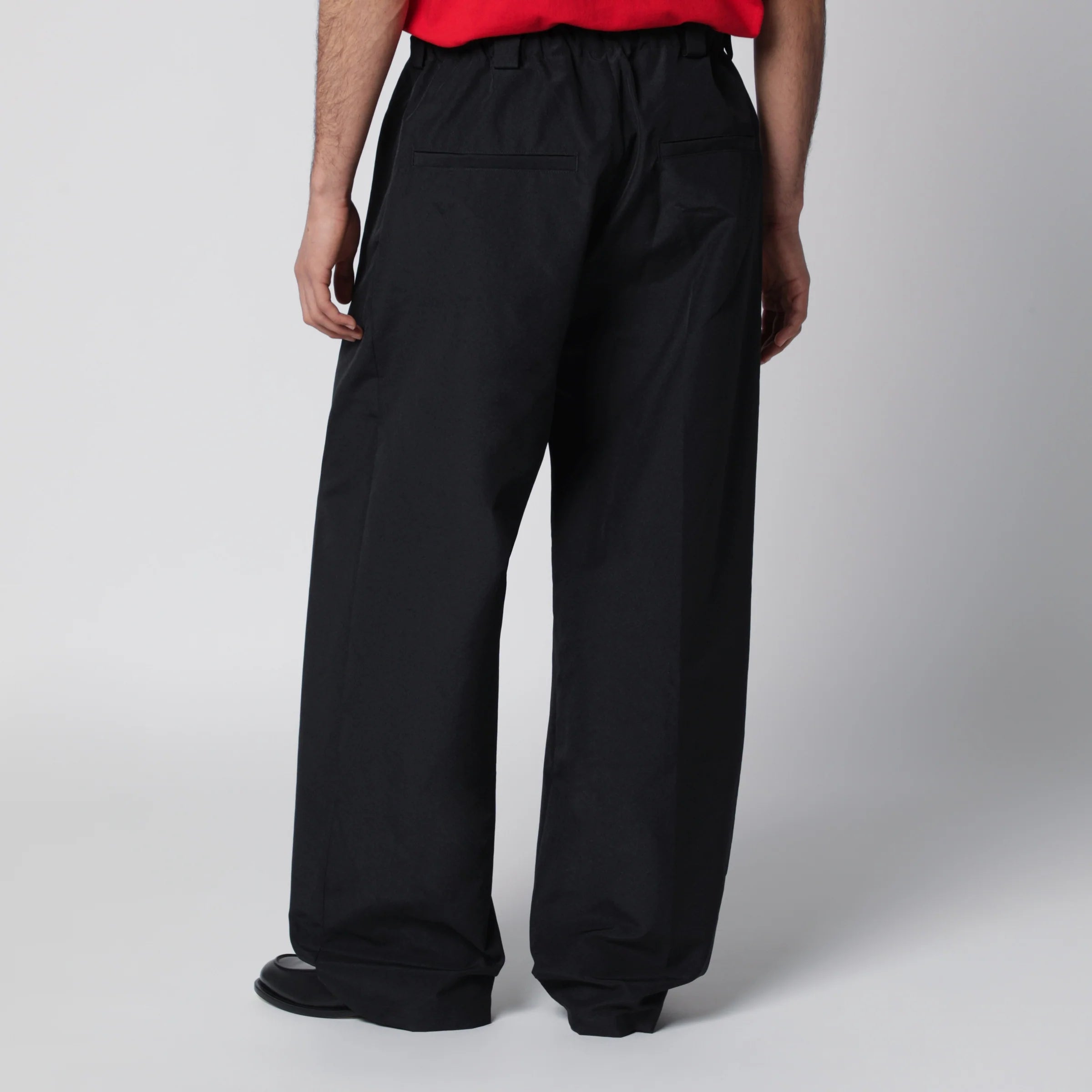 Willy Chavarria Black cotton trousers