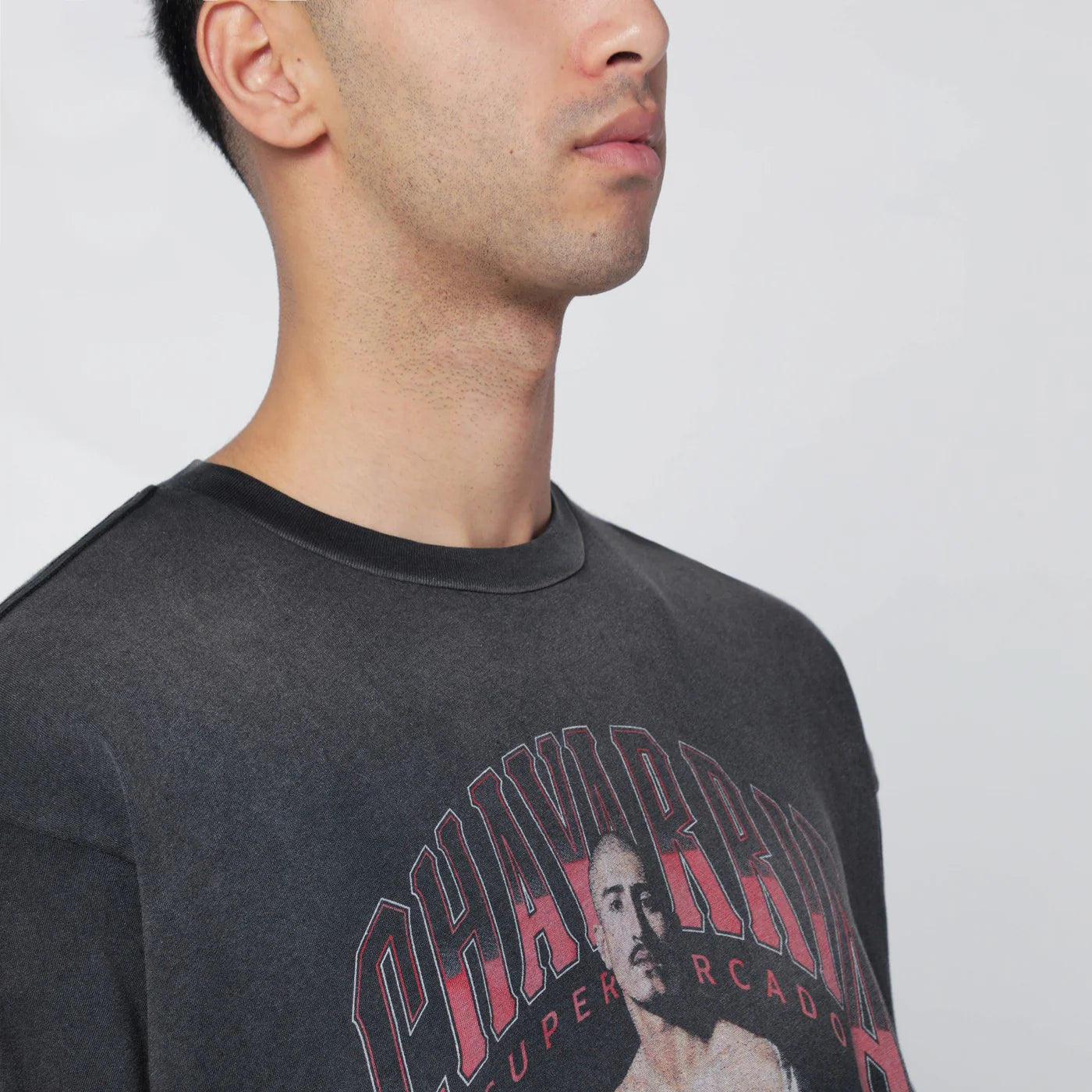 Willy Chavarria Washed black San Chachi Produce Easy T-shirt