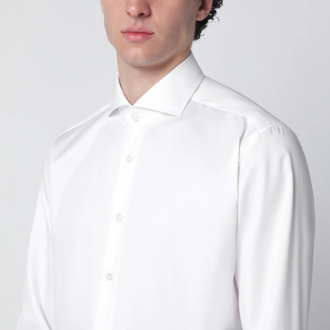 XACUS White Travel Tailor Fit shirt