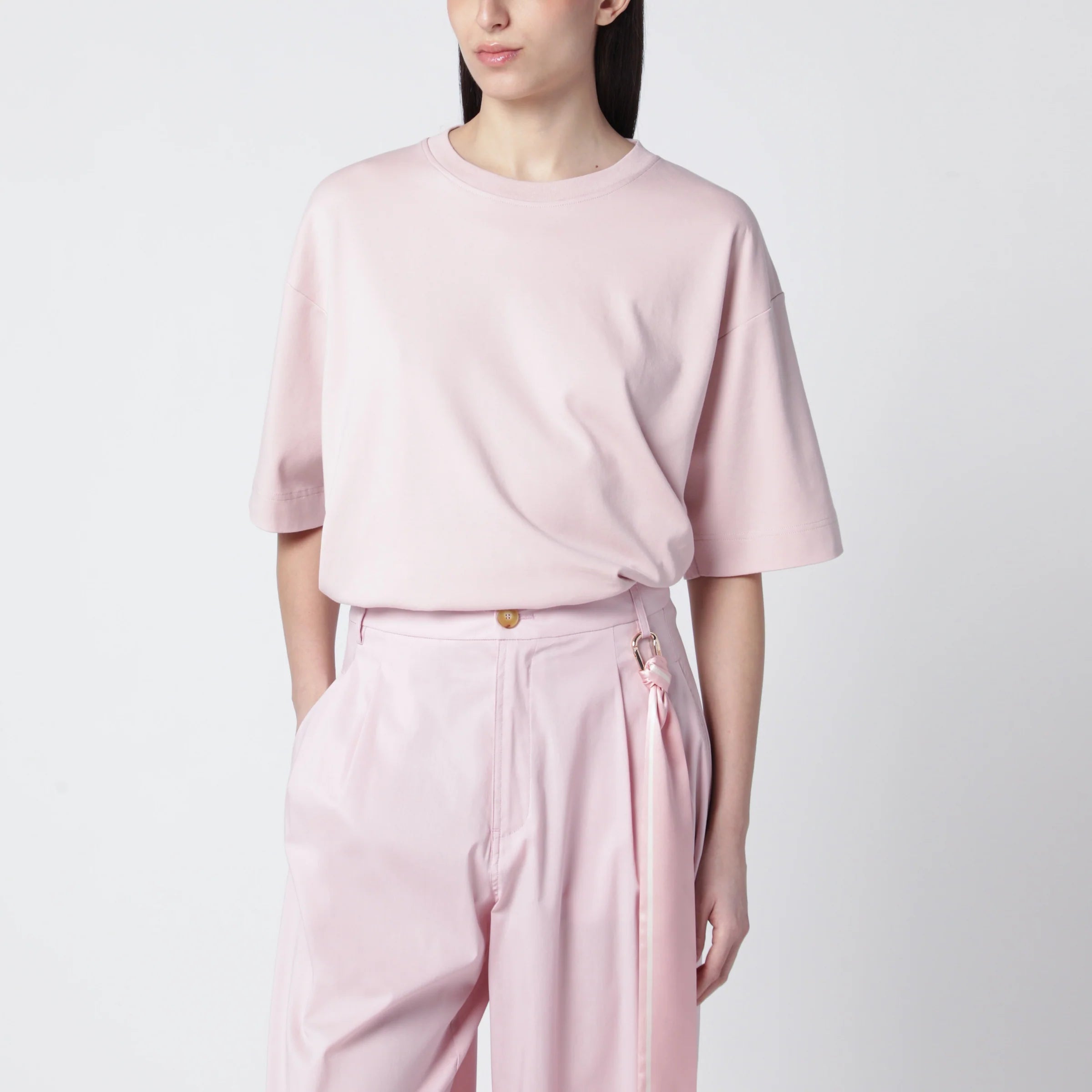 DARKPARK Pink Smith Cotton T-Shirt