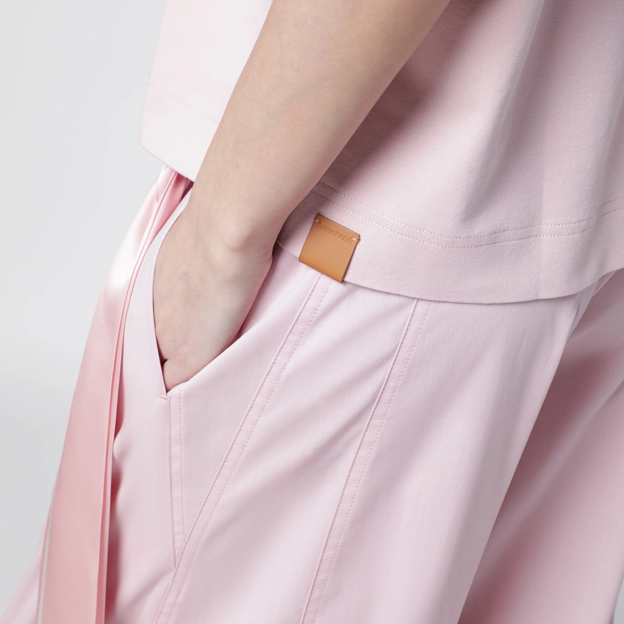 DARKPARK Pink Smith Cotton T-Shirt