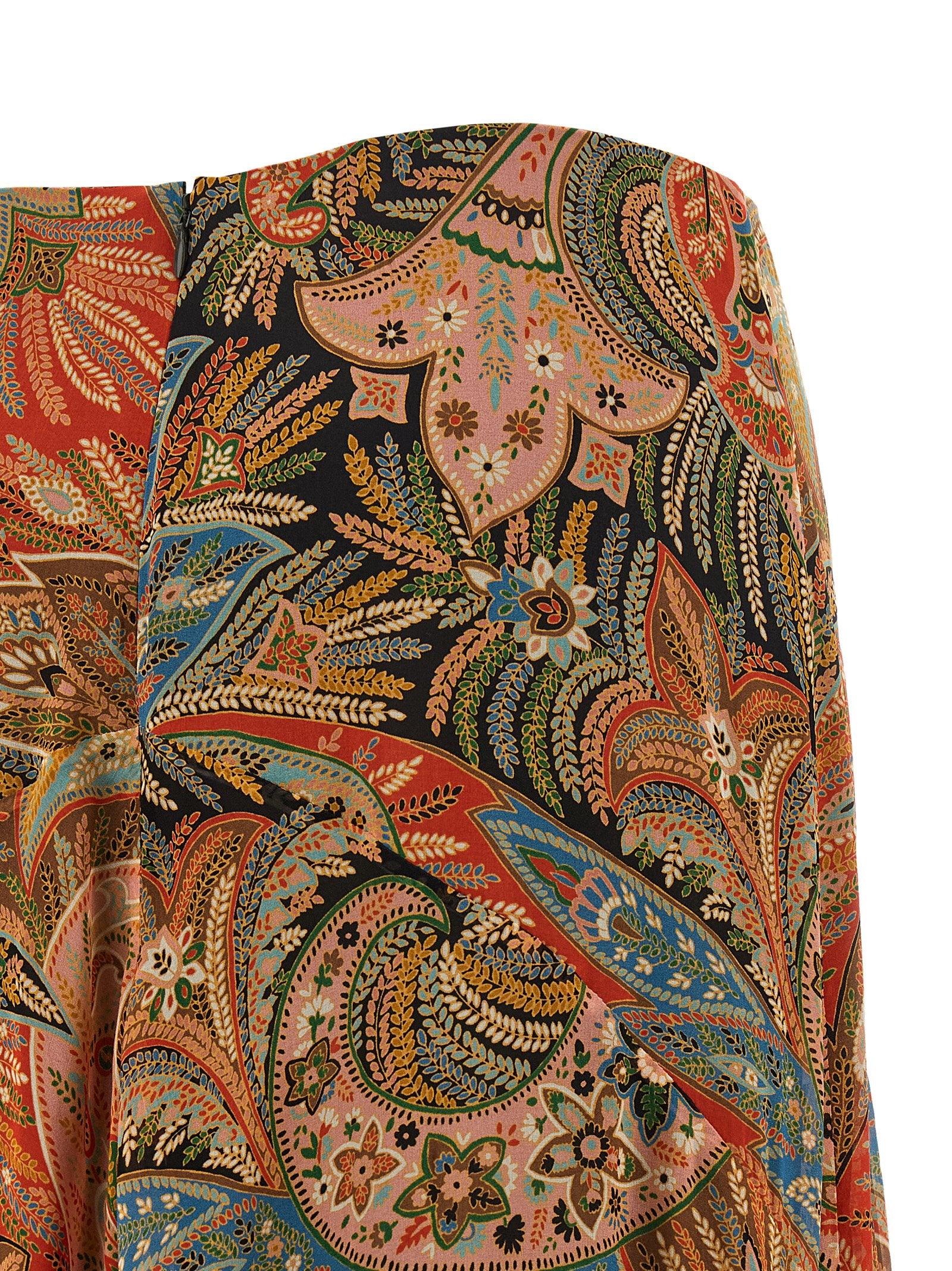 Etro Paisley Foliage Skirt