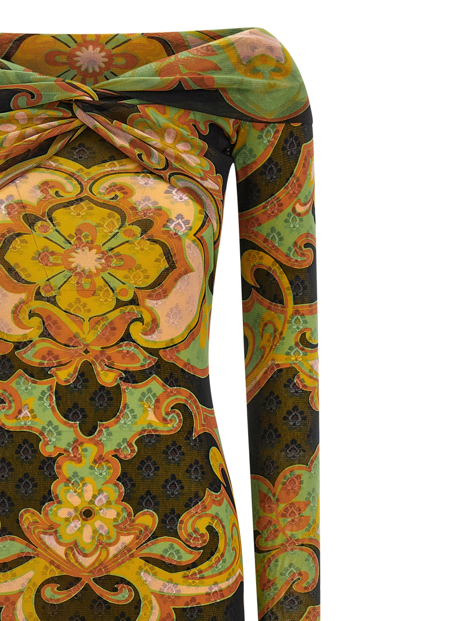 Etro Asymmetric Double Layer Dress