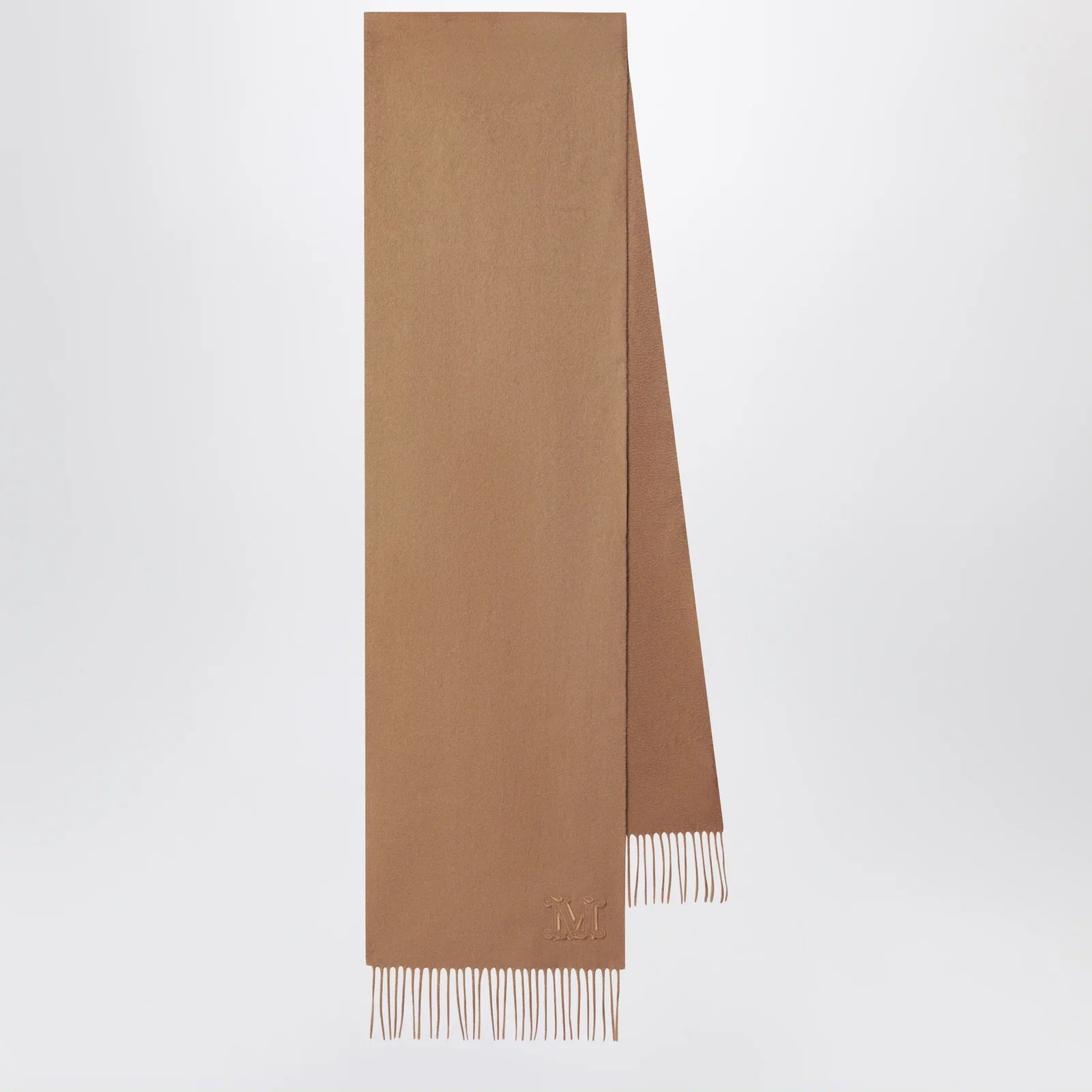 Max Mara Camel-colored cashmere scarf
