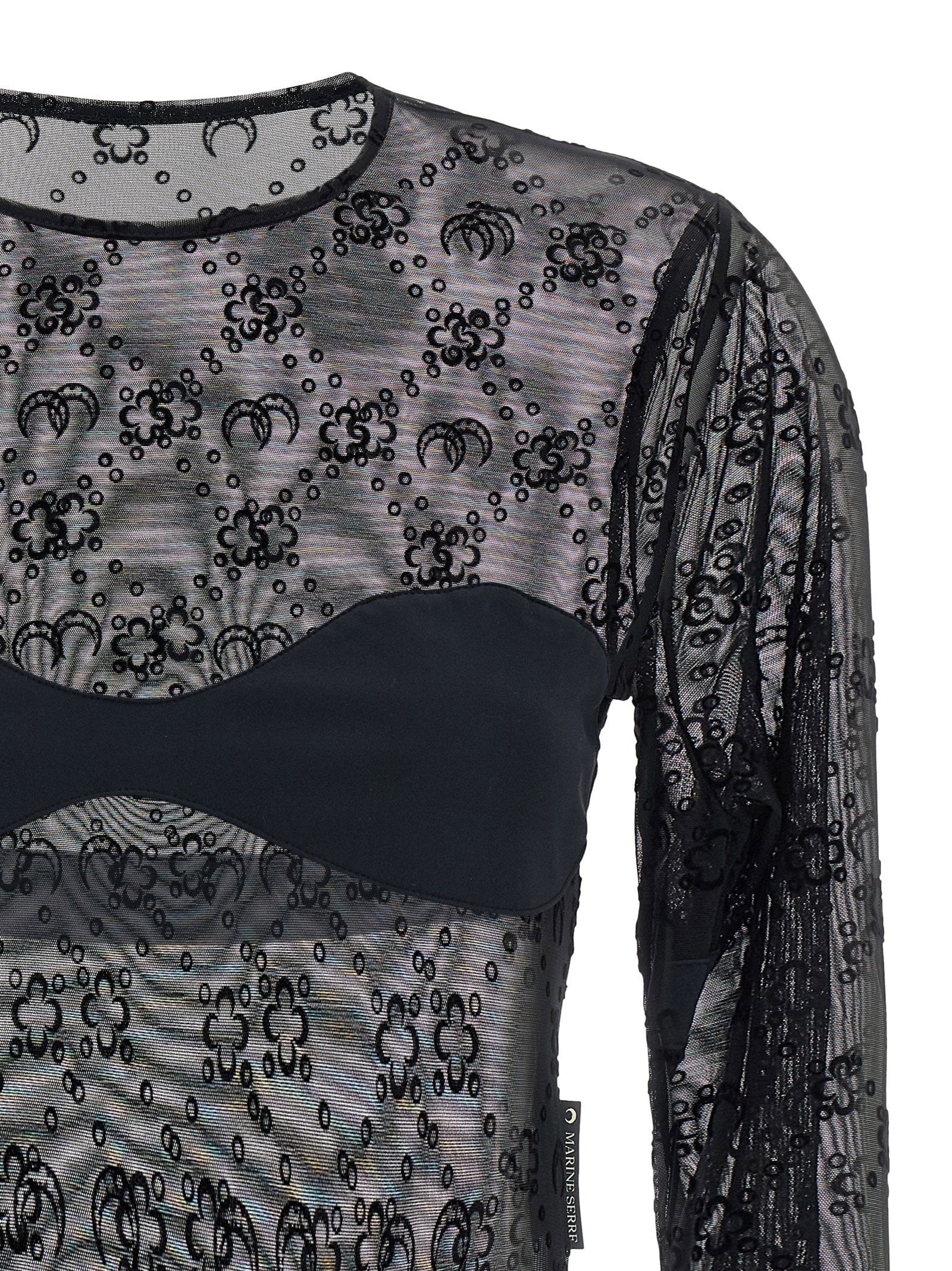Marine Serre Moonogram Bodysuit