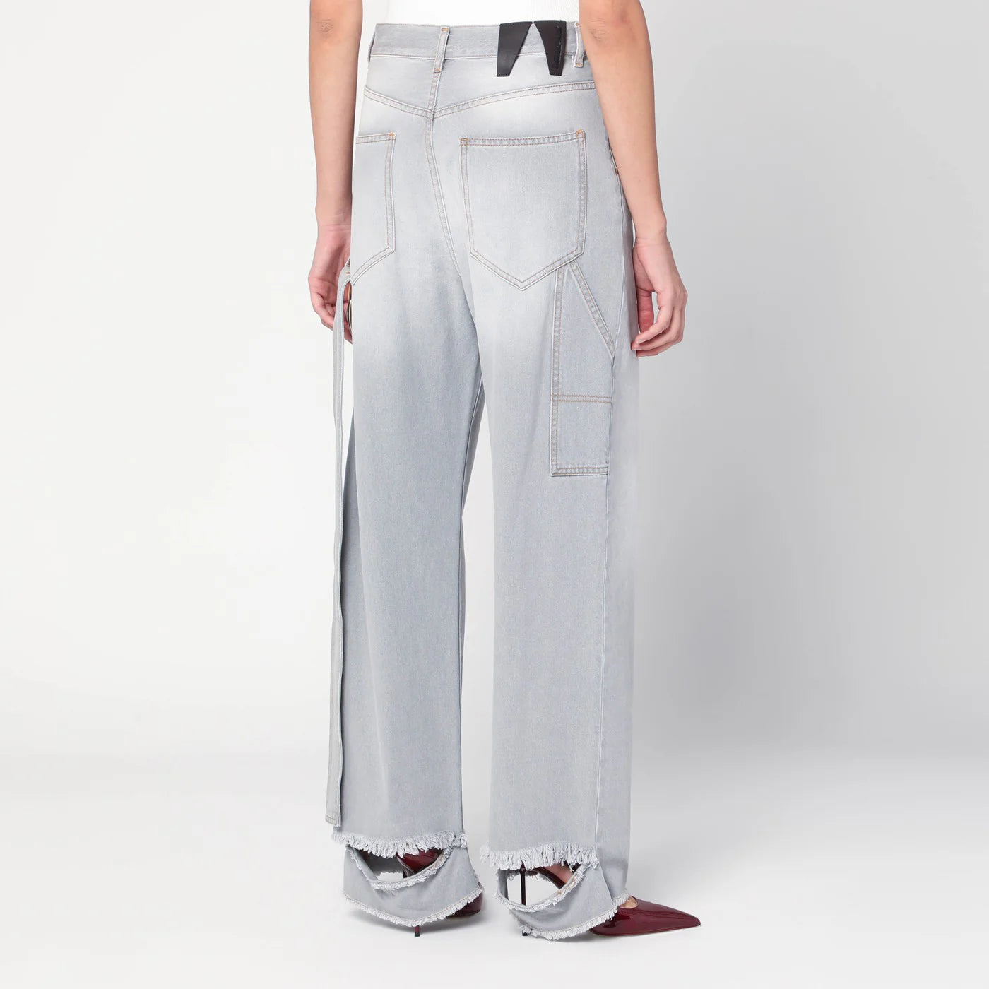 DARKPARK Wide washed grey Lisa jeans