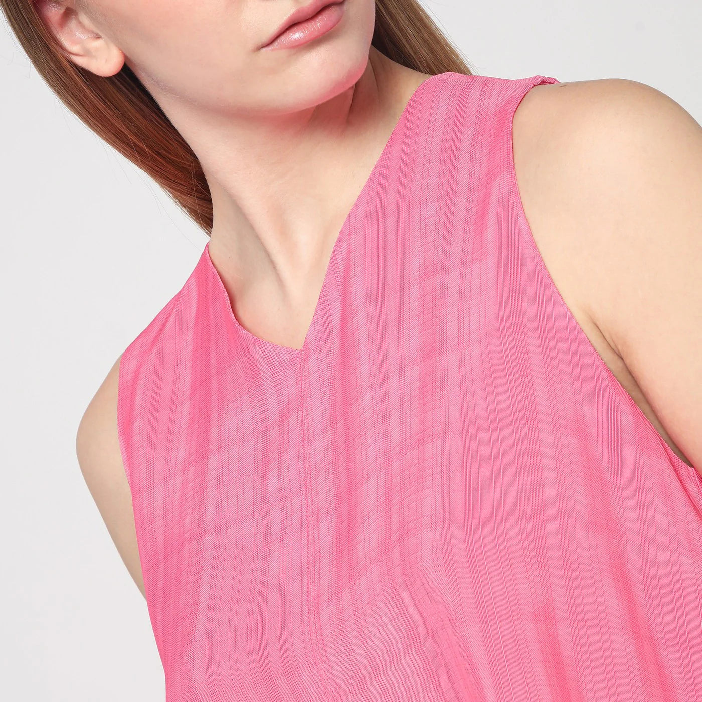 Semicouture Pink Prya viscose top