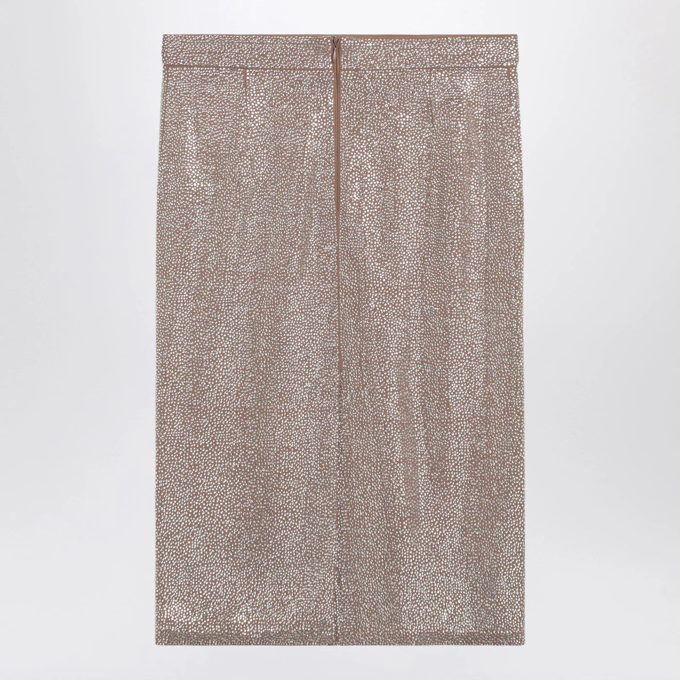 Giuseppe di Morabito Midi skirt with silver rhinestones