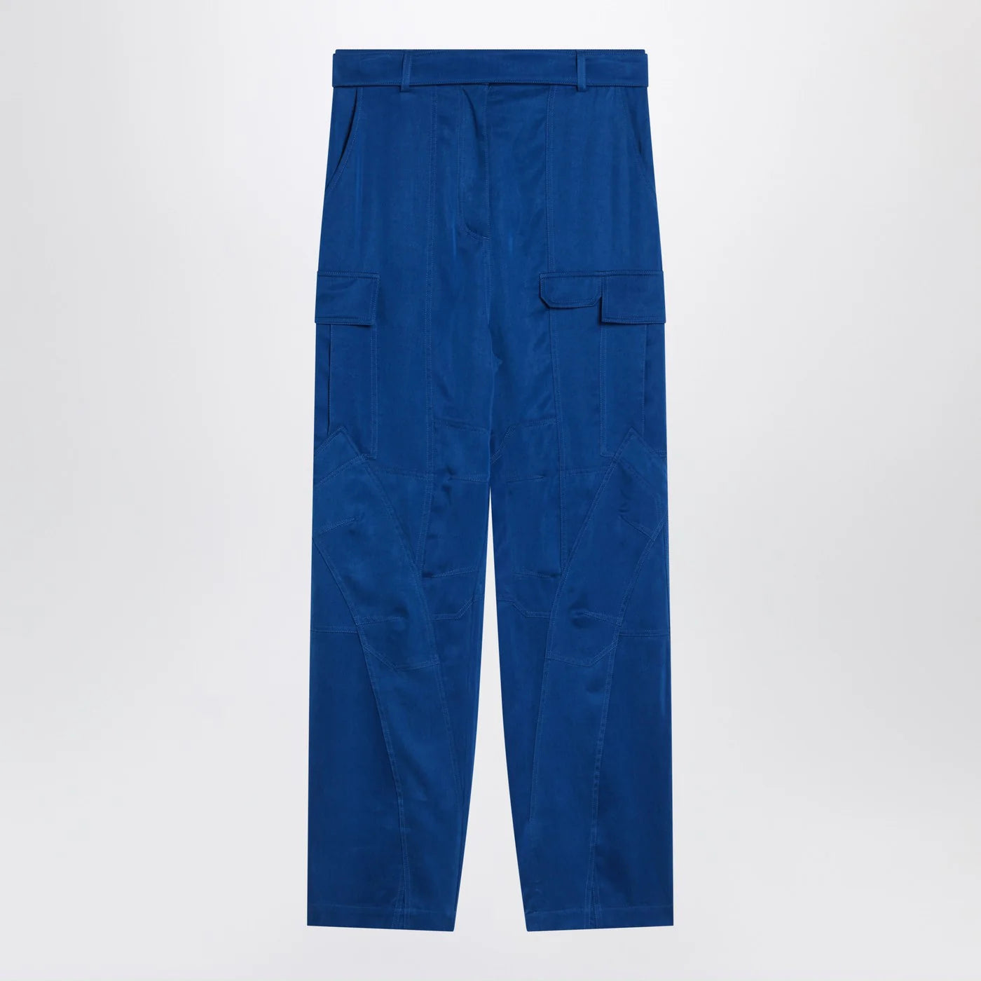 Ferragamo Electric blue cargo trousers