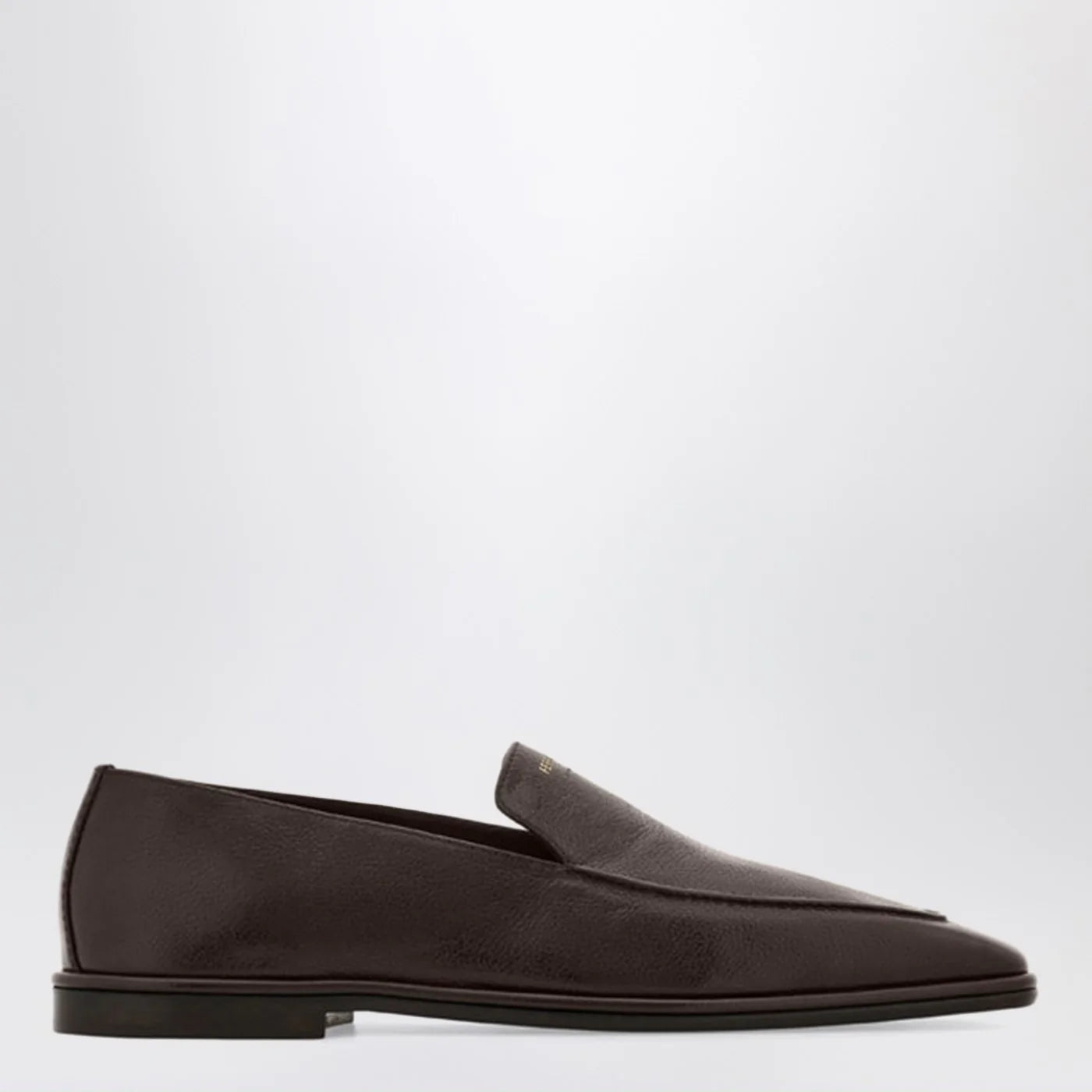 Ferragamo Dark brown leather loafer