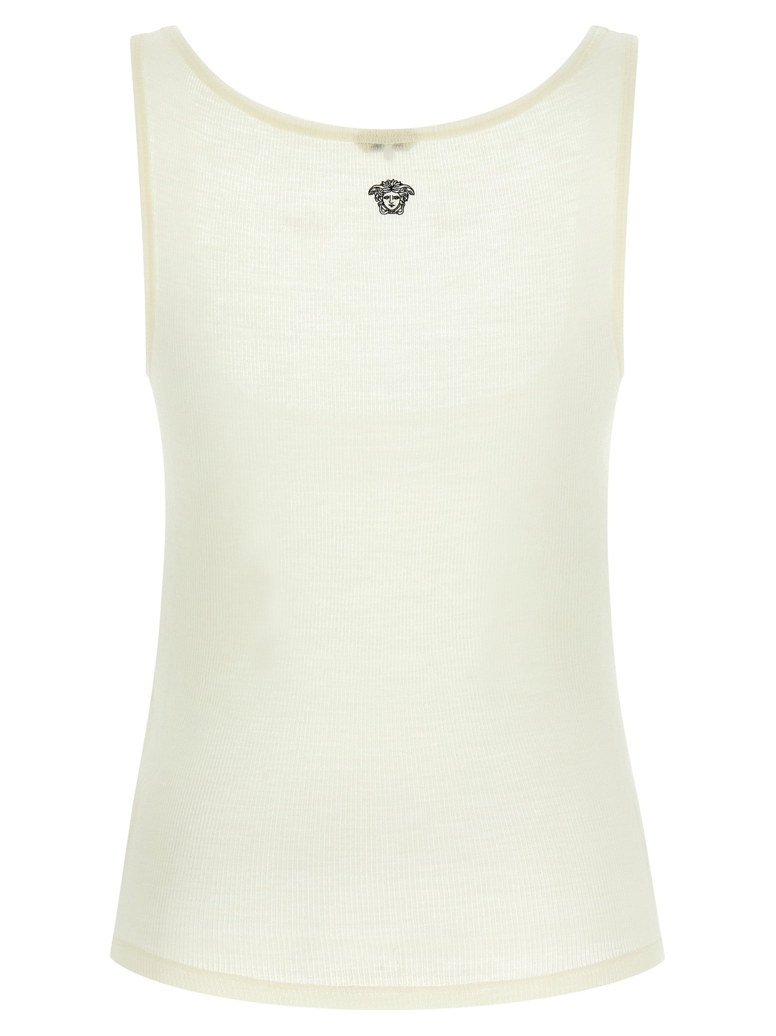 Versace La Medusa Embroidery Top